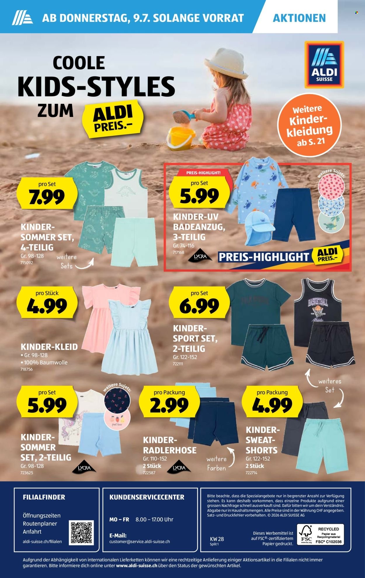 ALDI Prospekt - Vom 9.7.2026