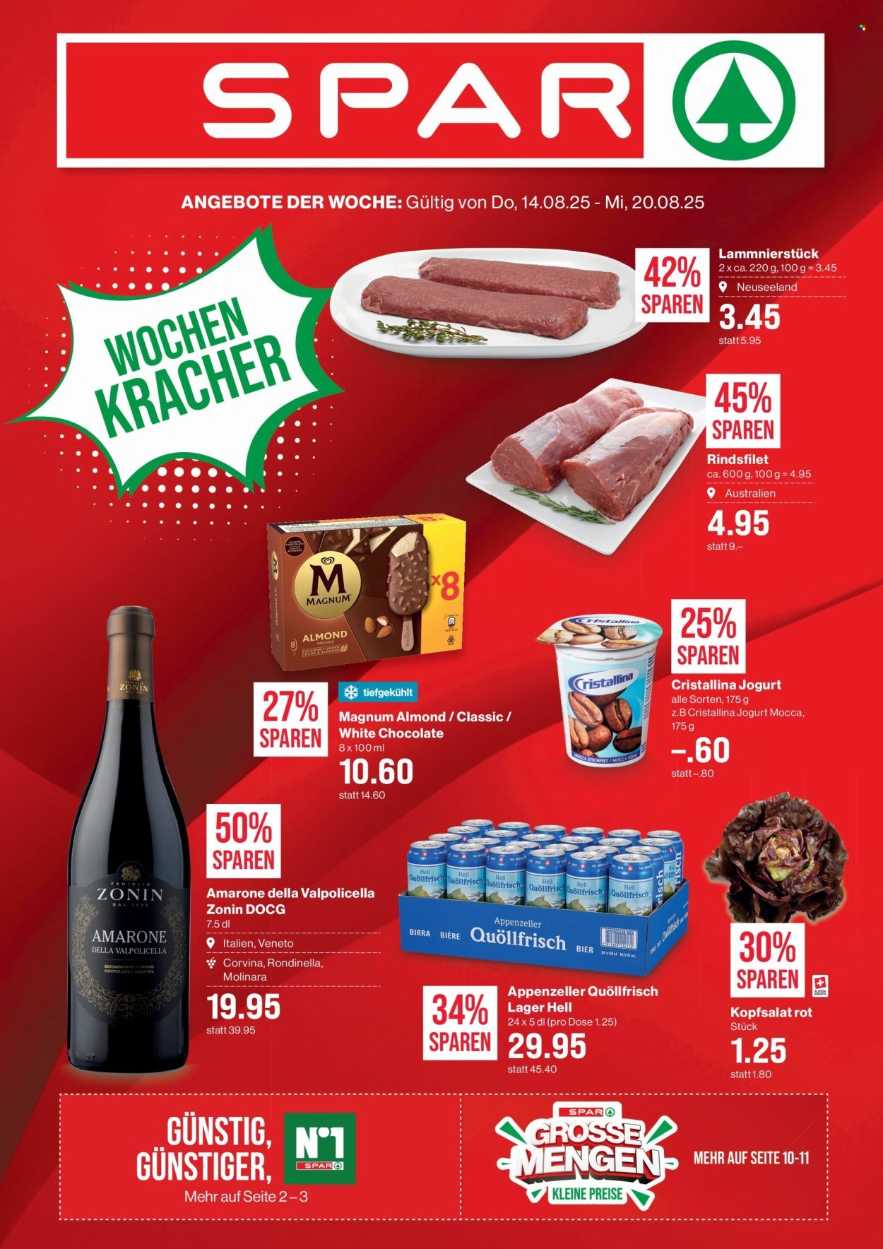 SPAR Prospekt - Vom 14.8.2025 (2025-08-14 - 2025-08-20) | 1