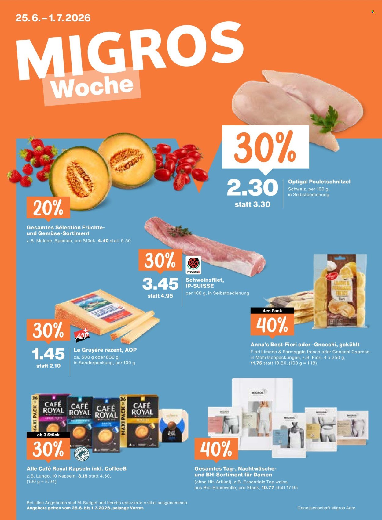 MIGROS Prospekt - Vom 25.6.2026