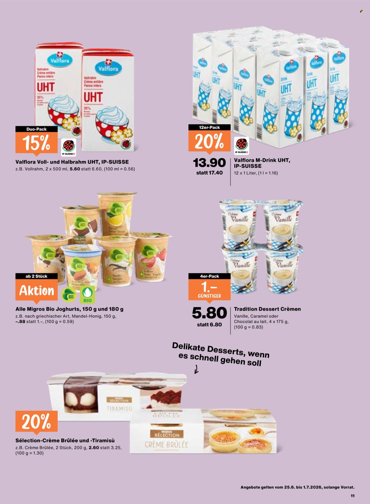MIGROS Prospekt - Vom 25.6.2026