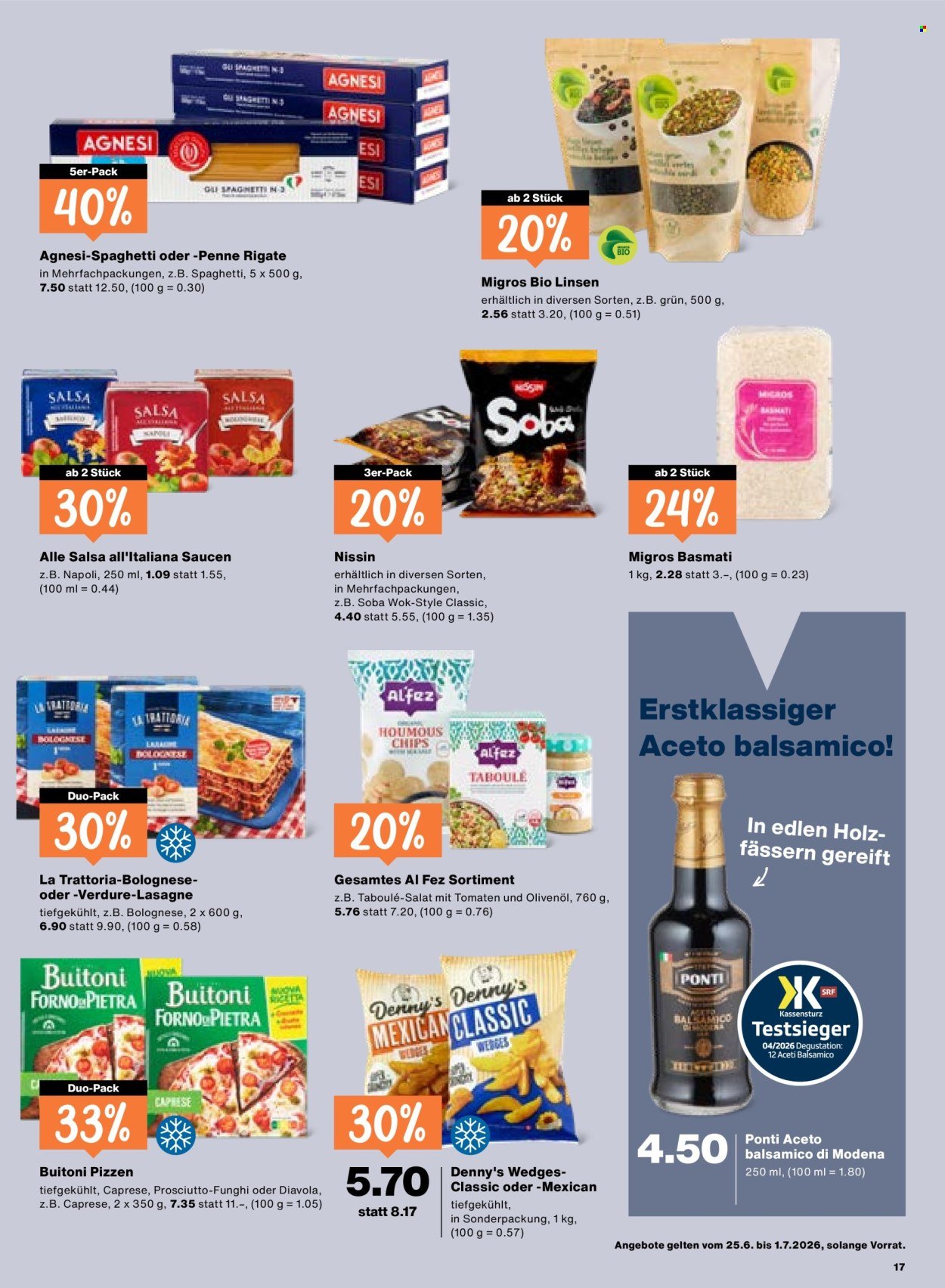 MIGROS Prospekt - Vom 25.6.2026