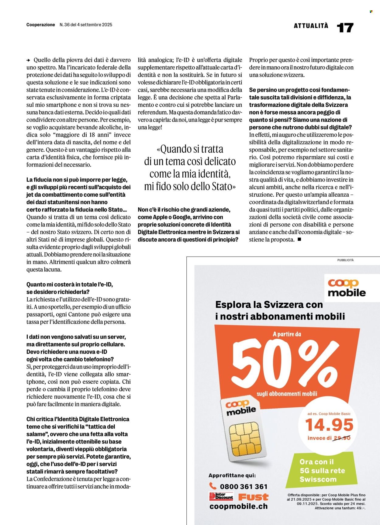 COOP Prospekt - COOPERAZIONE (2025-09-04 - 2025-09-10)