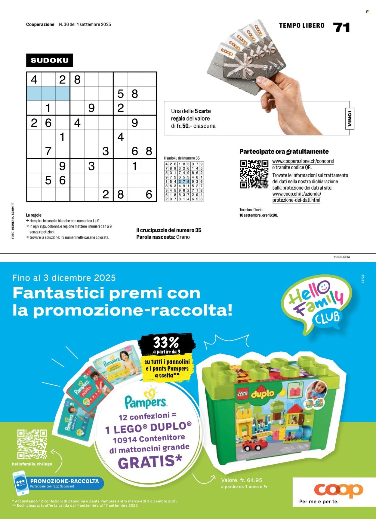 COOP Prospekt - COOPERAZIONE (2025-09-04 - 2025-09-10)