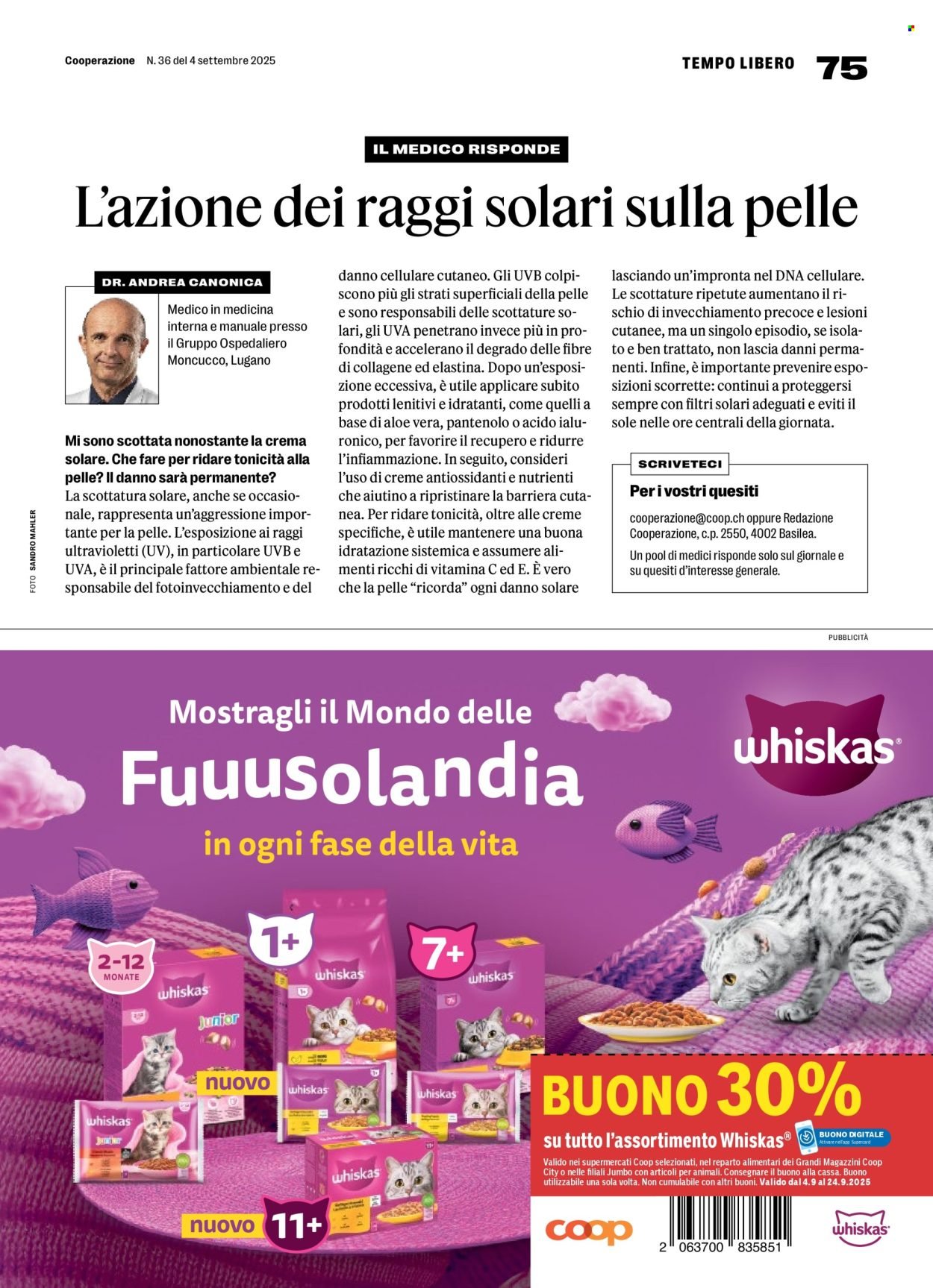 COOP Prospekt - COOPERAZIONE (2025-09-04 - 2025-09-10)