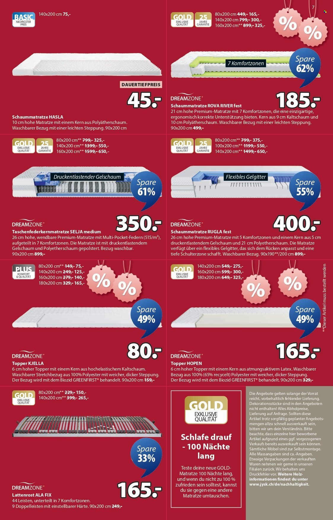 JYSK Prospekt - Grossartige Angebote (2026-01-20 - 2026-02-02) | 7