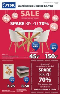 JYSK Prospekt - Grossartige Angebote (2026-01-20 - 2026-02-02)