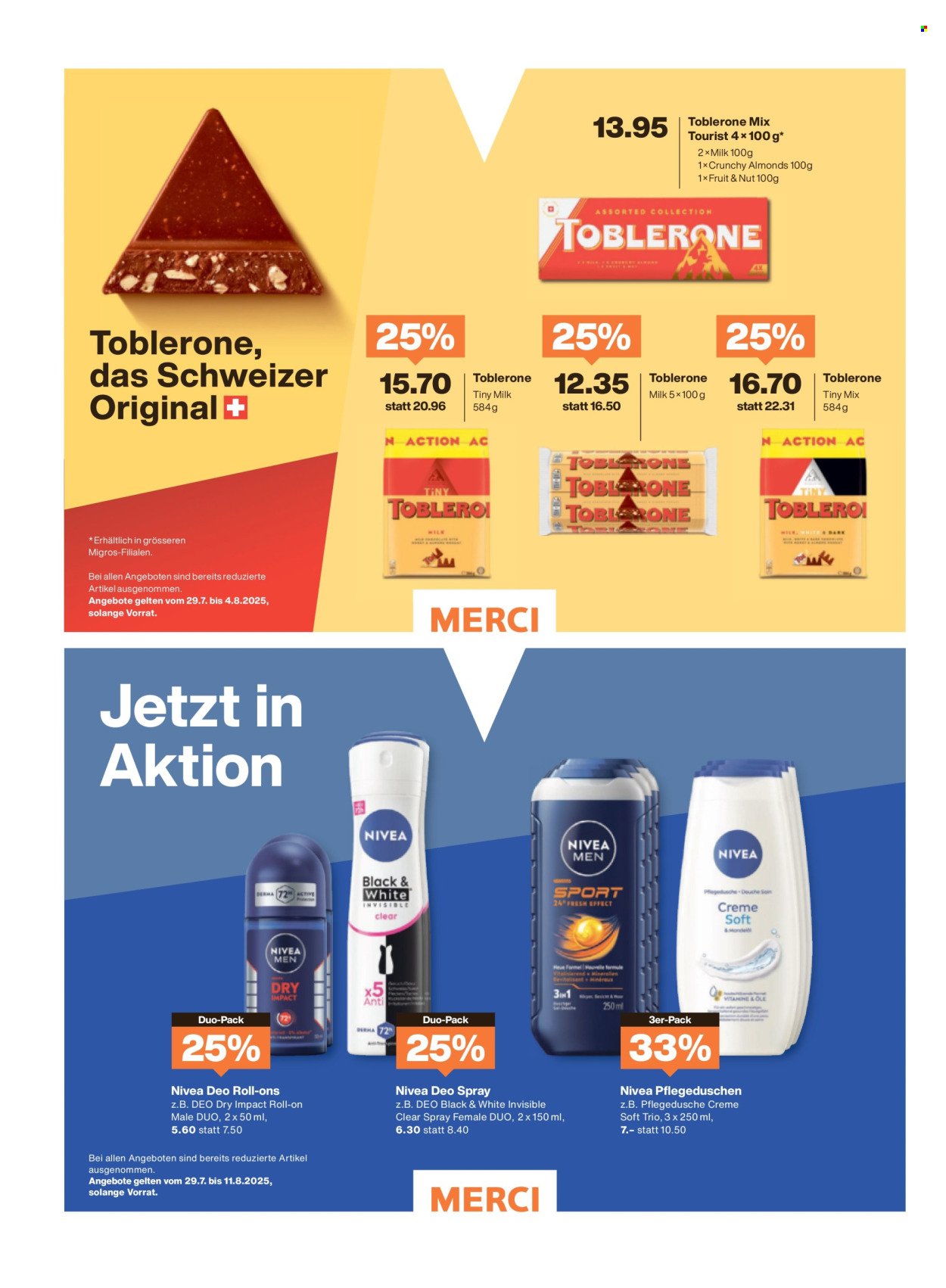 MIGROS Prospekt - Vom 29.7.2025 (2025-07-29 - 2025-08-04)