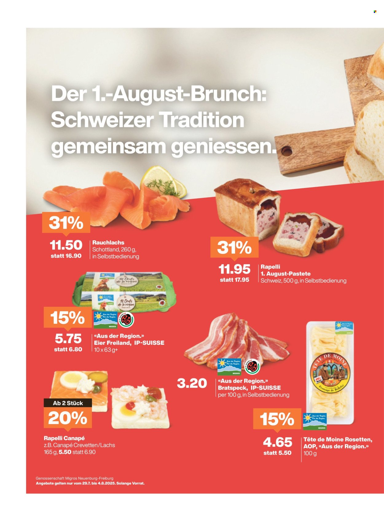 MIGROS Prospekt - Vom 29.7.2025 (2025-07-29 - 2025-08-04)