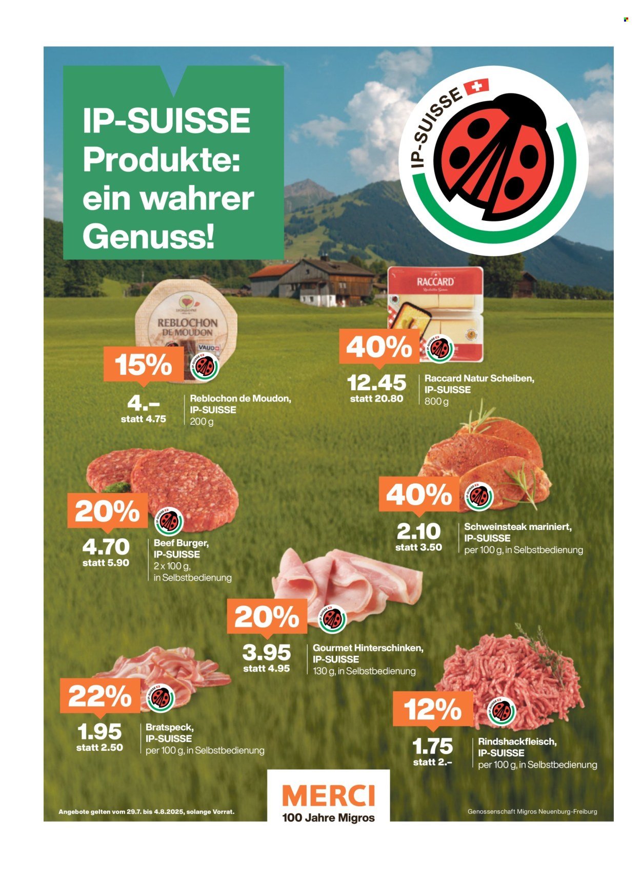MIGROS Prospekt - Vom 29.7.2025 (2025-07-29 - 2025-08-04)