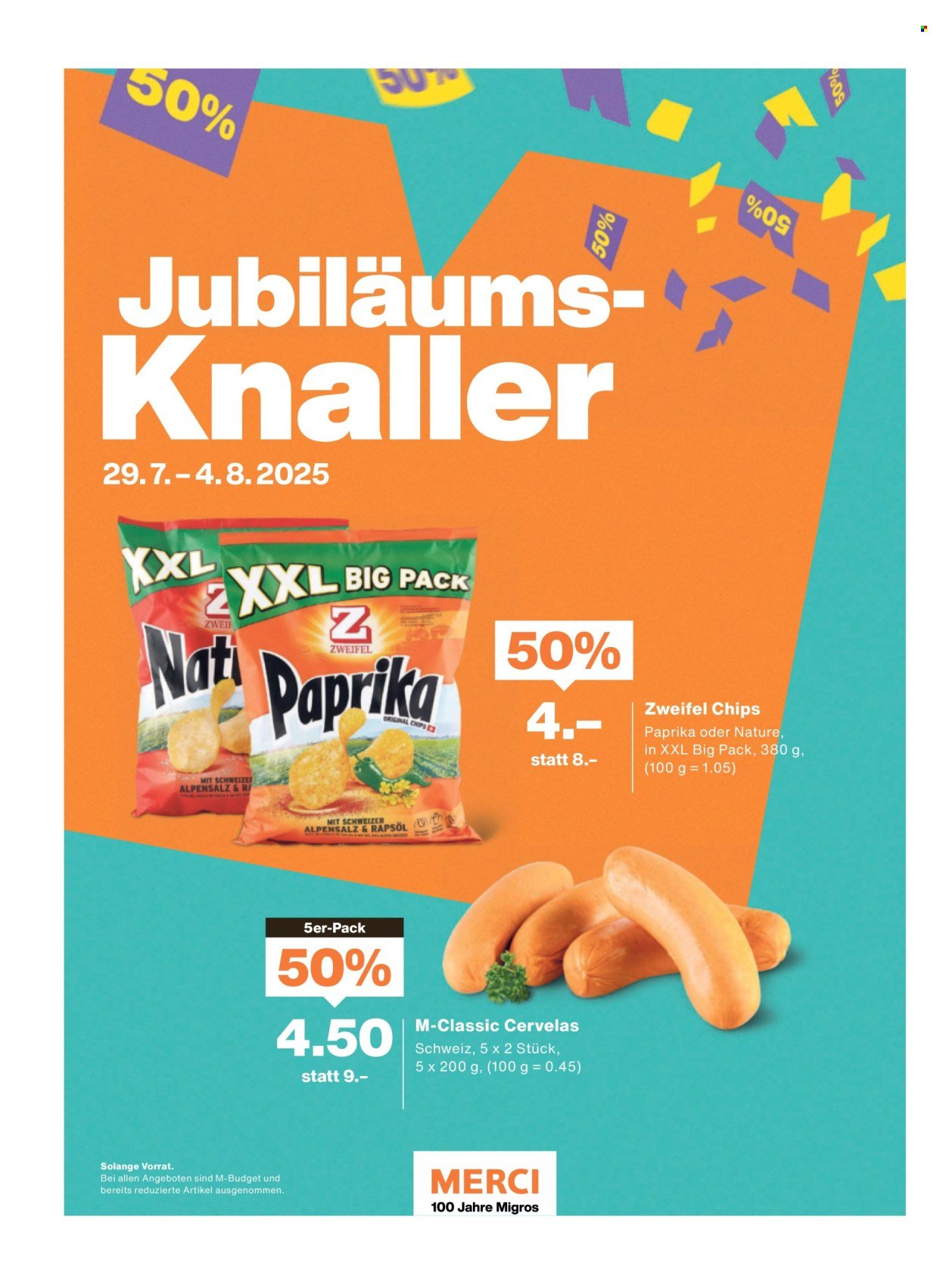 MIGROS Prospekt - Vom 29.7.2025 (2025-07-29 - 2025-08-04)