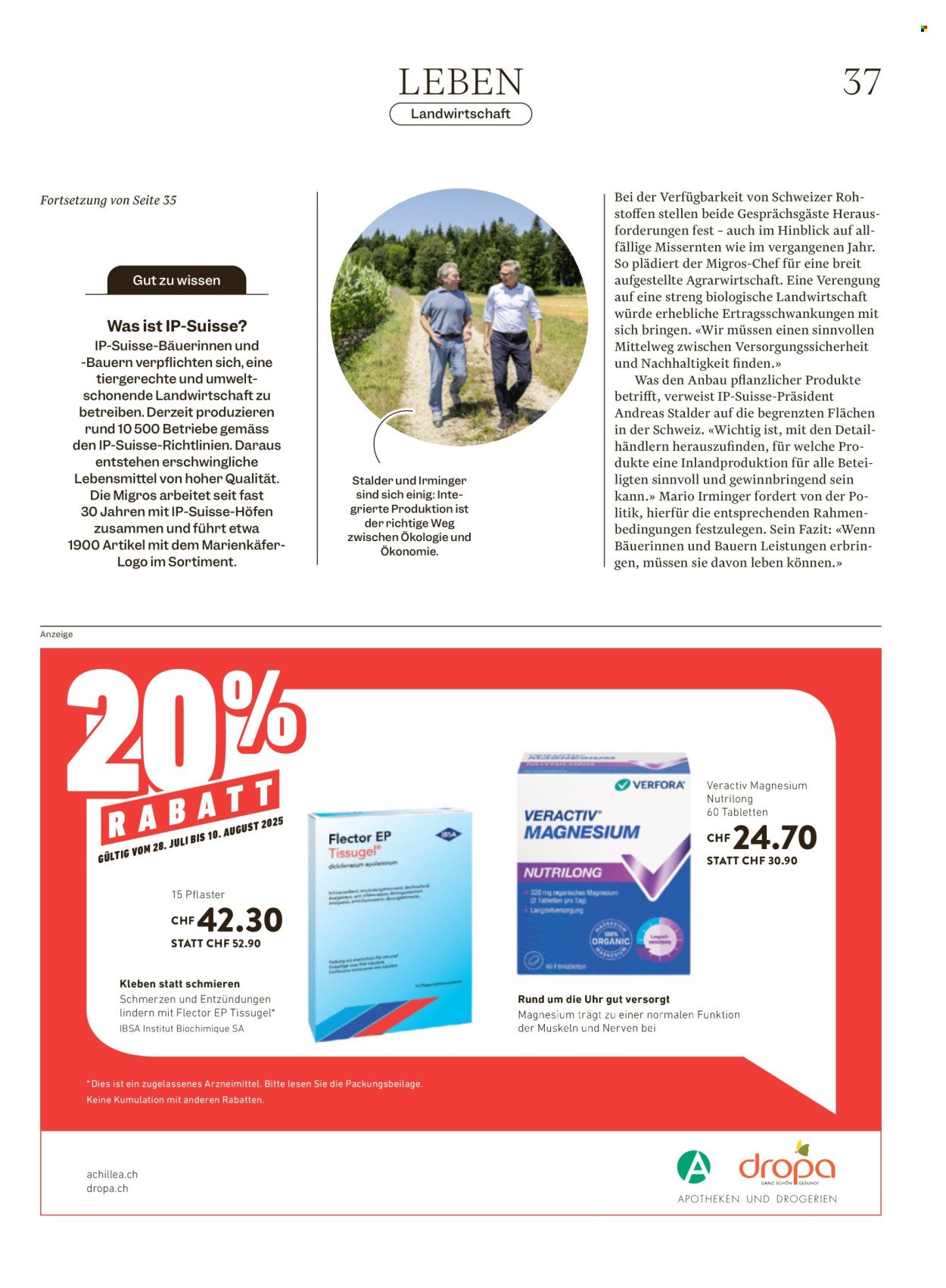 MIGROS Prospekt - Vom 29.7.2025 (2025-07-29 - 2025-08-04)
