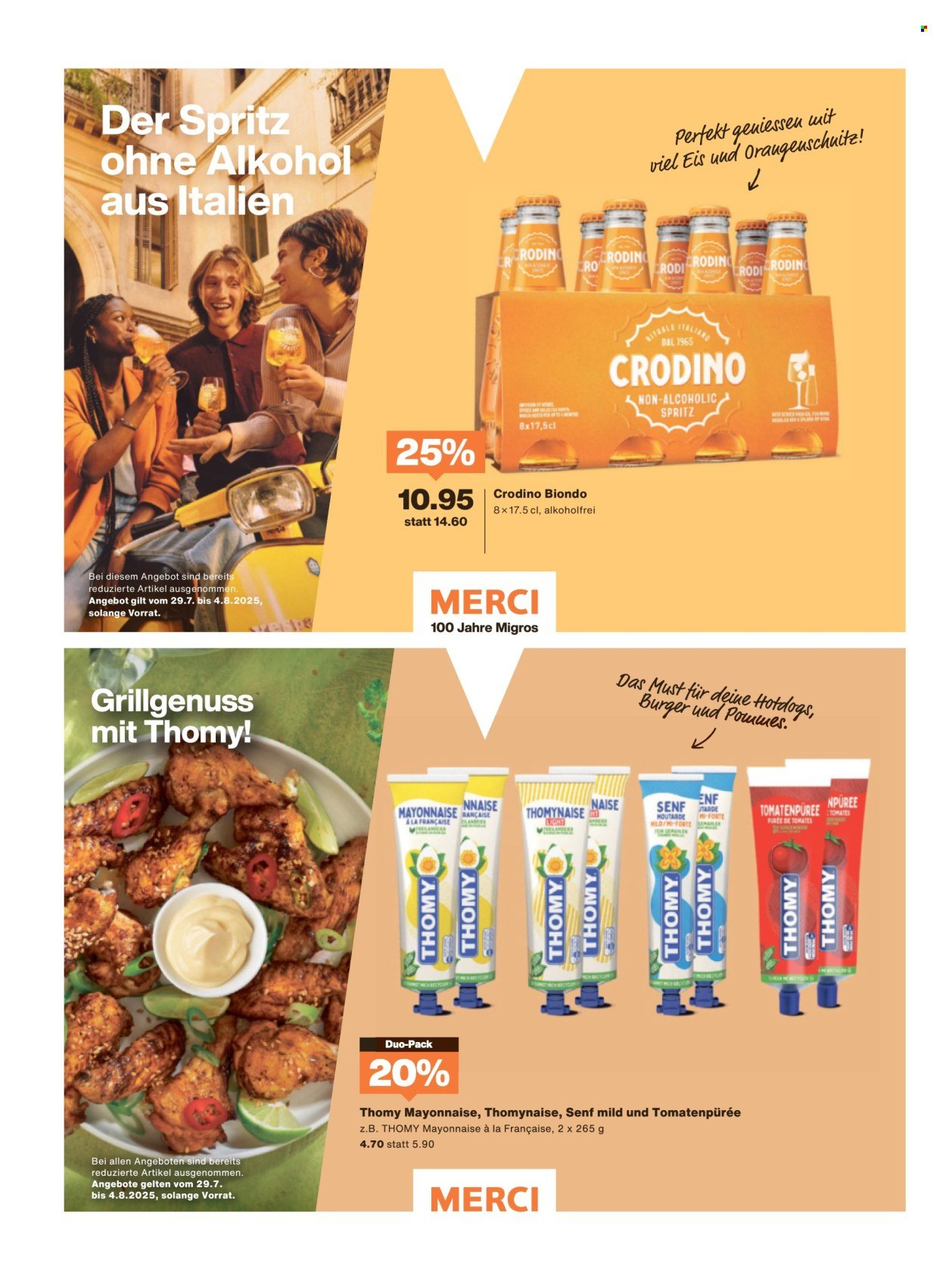 MIGROS Prospekt - Vom 29.7.2025 (2025-07-29 - 2025-08-04)