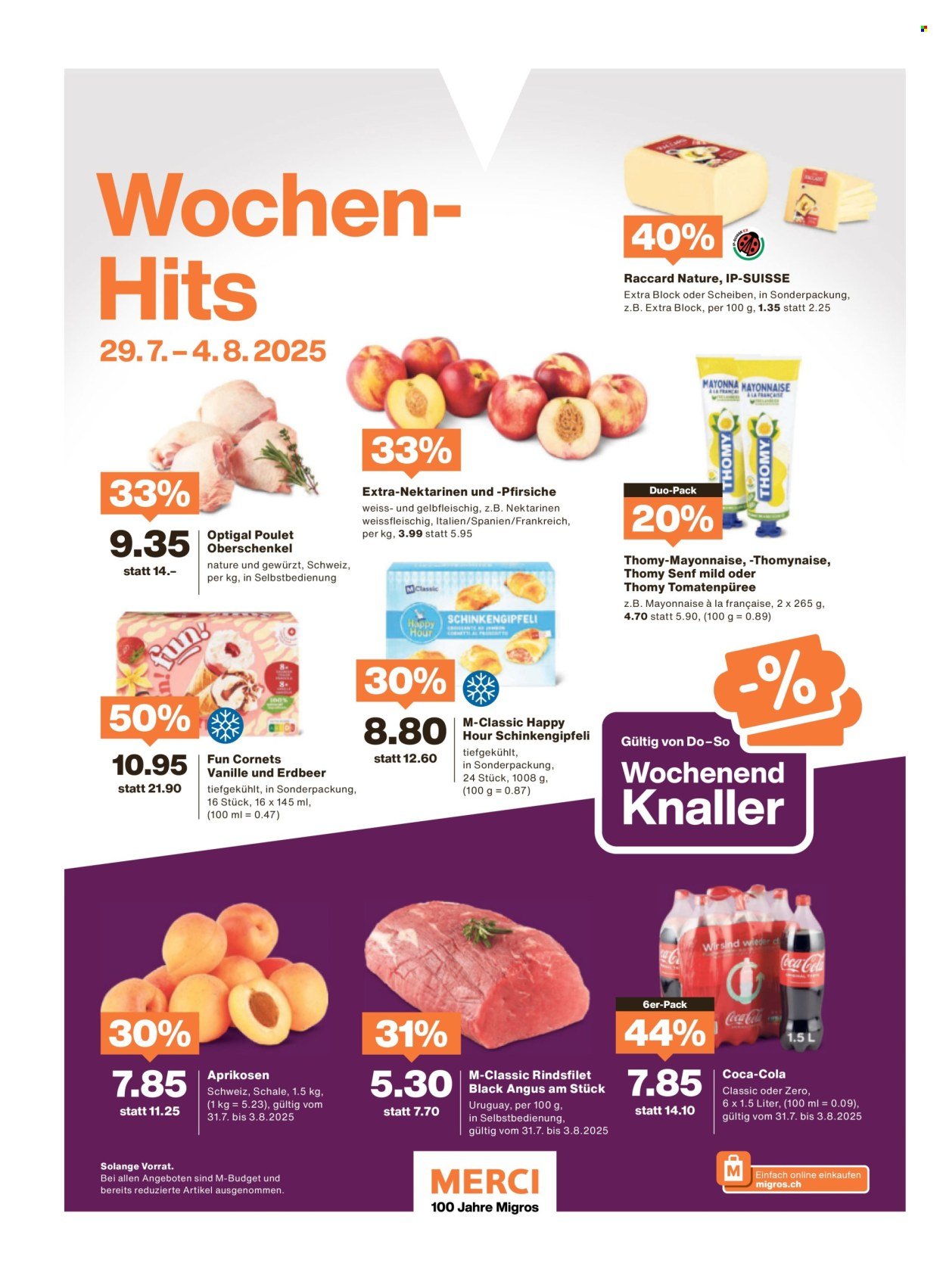 MIGROS Prospekt - Vom 29.7.2025 (2025-07-29 - 2025-08-04)