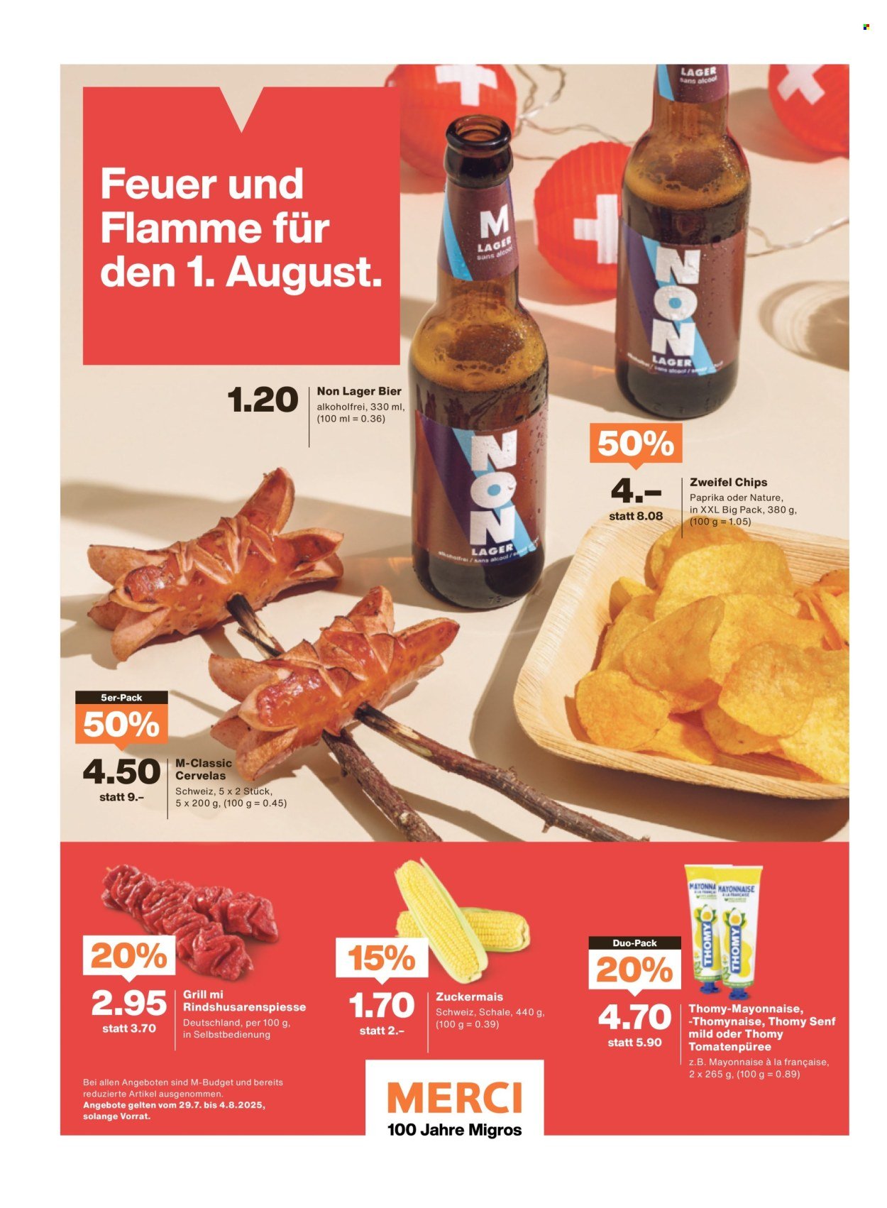 MIGROS Prospekt - Vom 29.7.2025 (2025-07-29 - 2025-08-04)