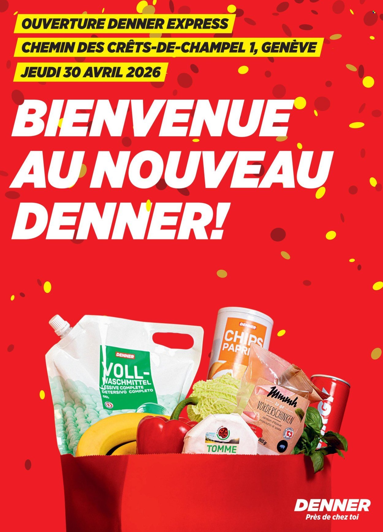 DENNER Prospekt - Cretes de Champel NEUEROEFFNUNG (2026-04-02 - 2026-04-30) | 1