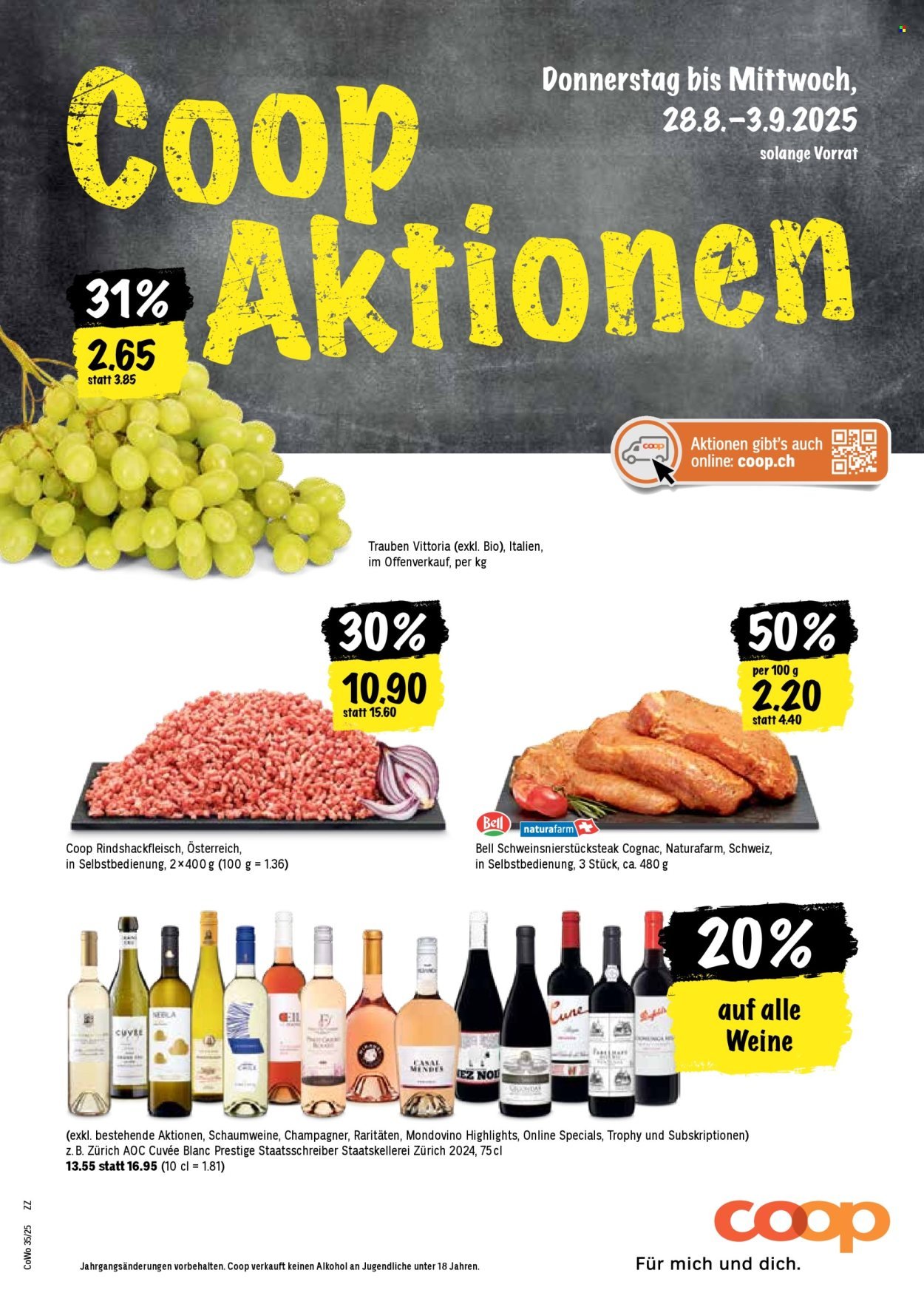 COOP Prospekt - Coop Aktionen (2025-08-28 - 2025-09-03)