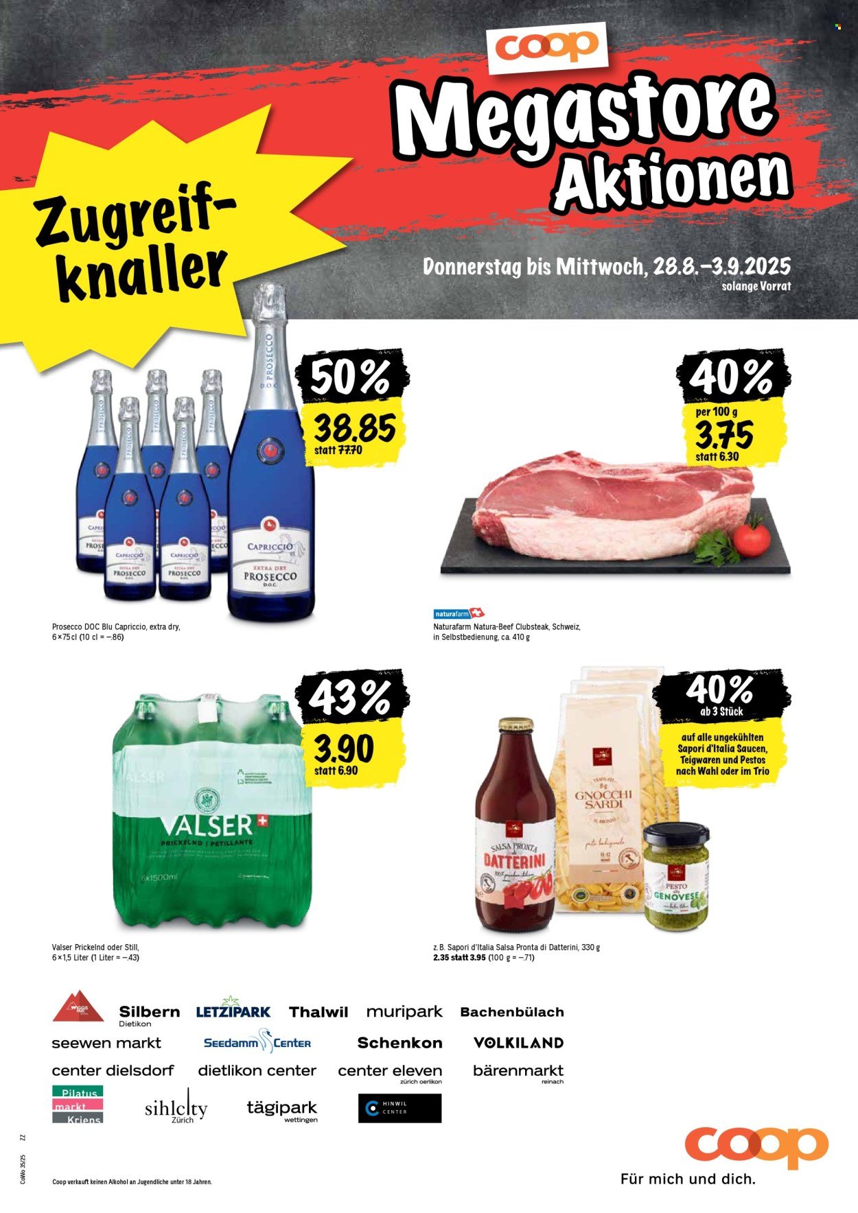 COOP Prospekt - Coop Aktionen (2025-08-28 - 2025-09-03)