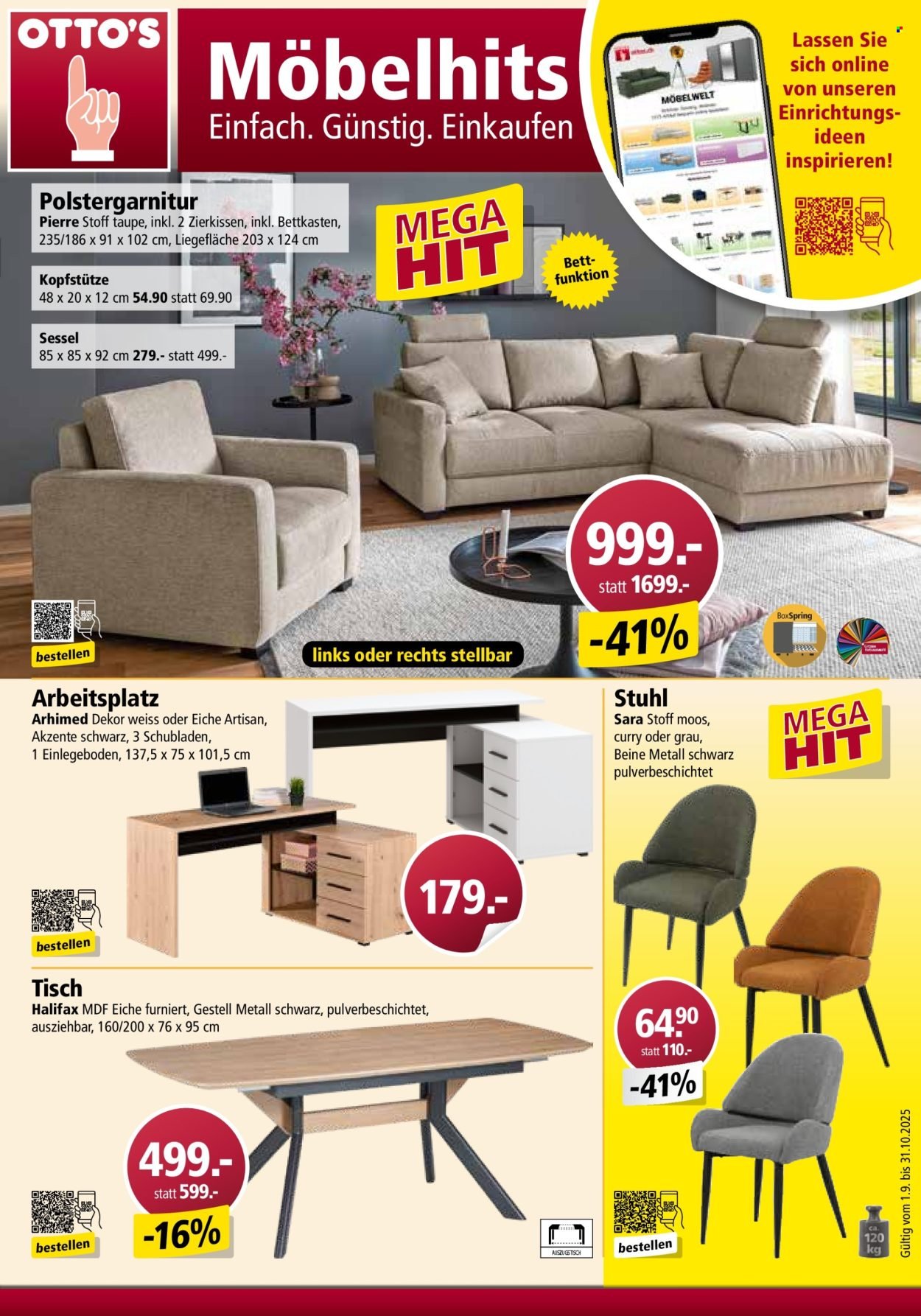 OTTO'S Prospekt - MÖBELFLYER (2025-08-31)
