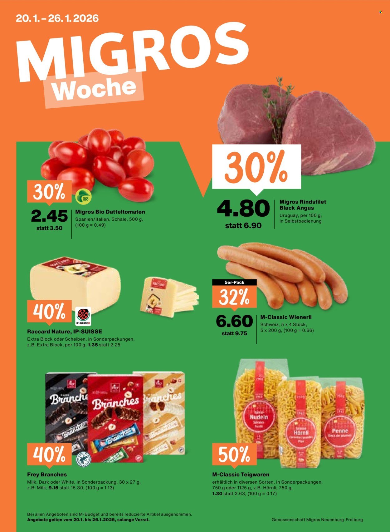 MIGROS Prospekt - Vom 20.1.2026 (2026-01-20 - 2026-01-26) | 1