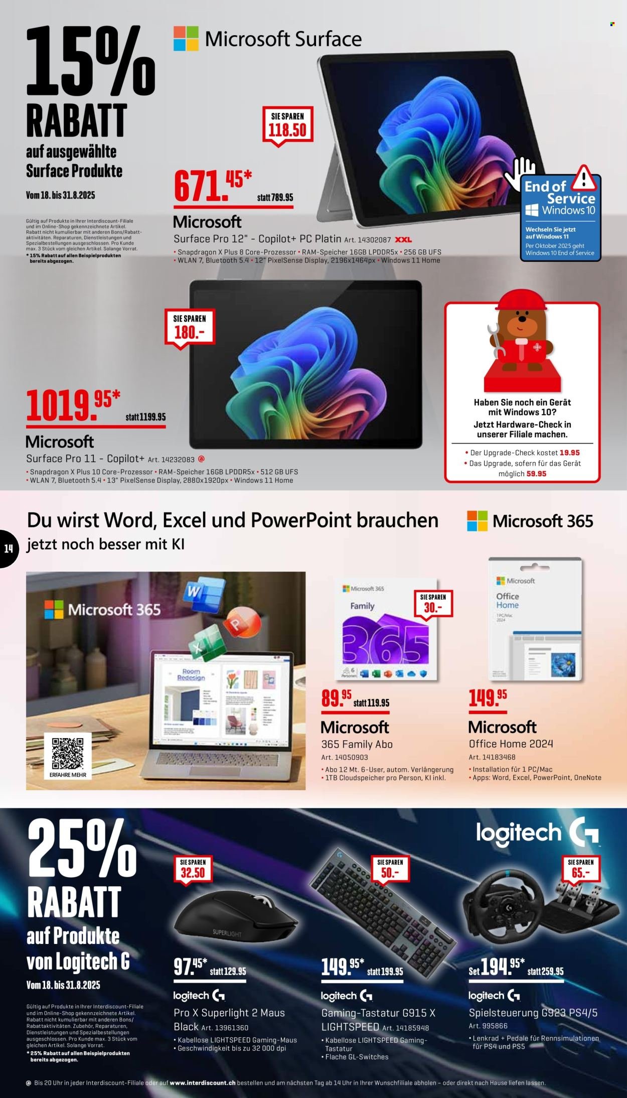 INTERDISCOUNT Prospekt - Vom 18.8.2025 (2025-08-18 - 2025-08-31)