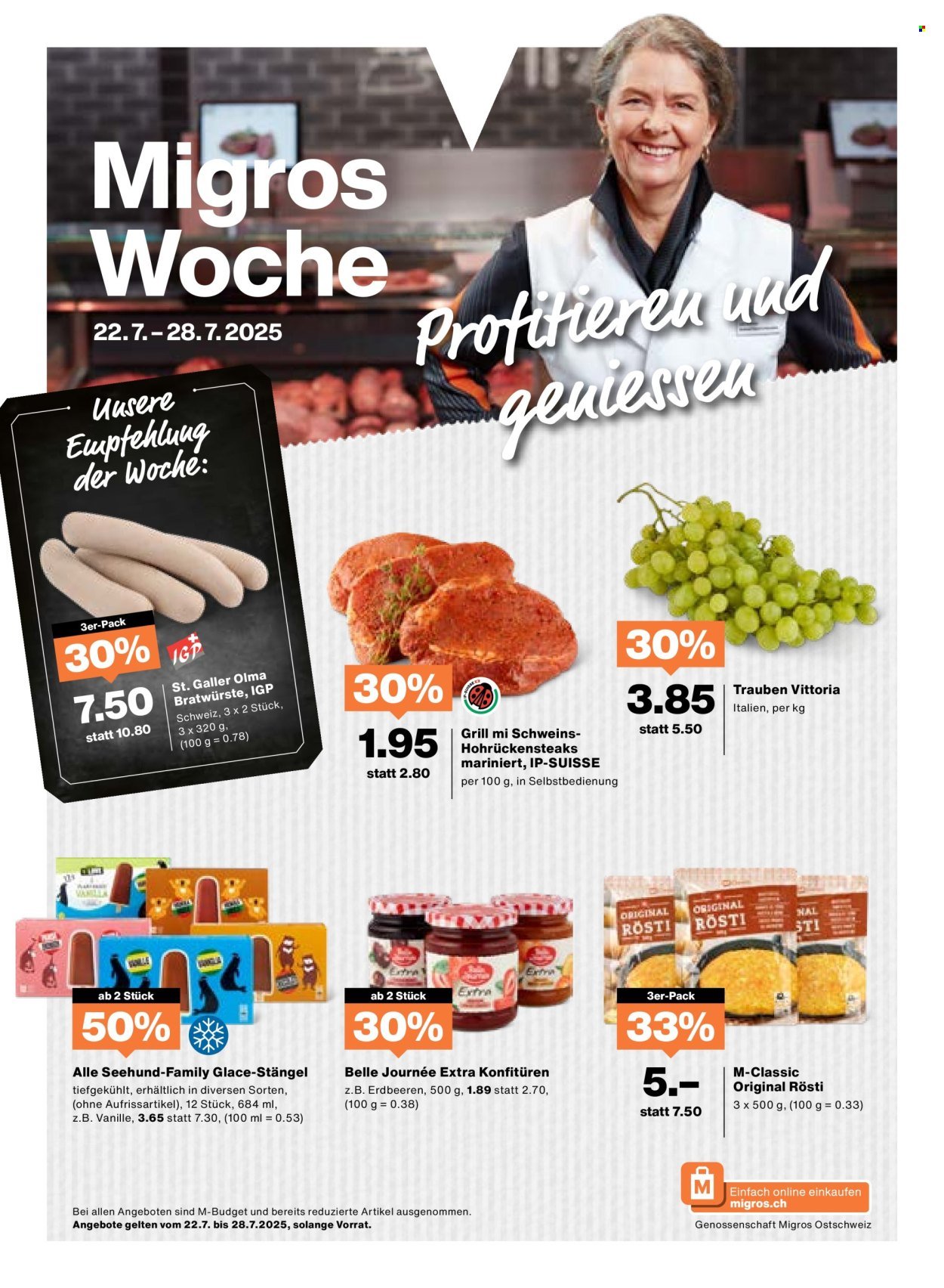 MIGROS Prospekt - Vom 22.7.2025 (2025-07-22 - 2025-07-28) | 1