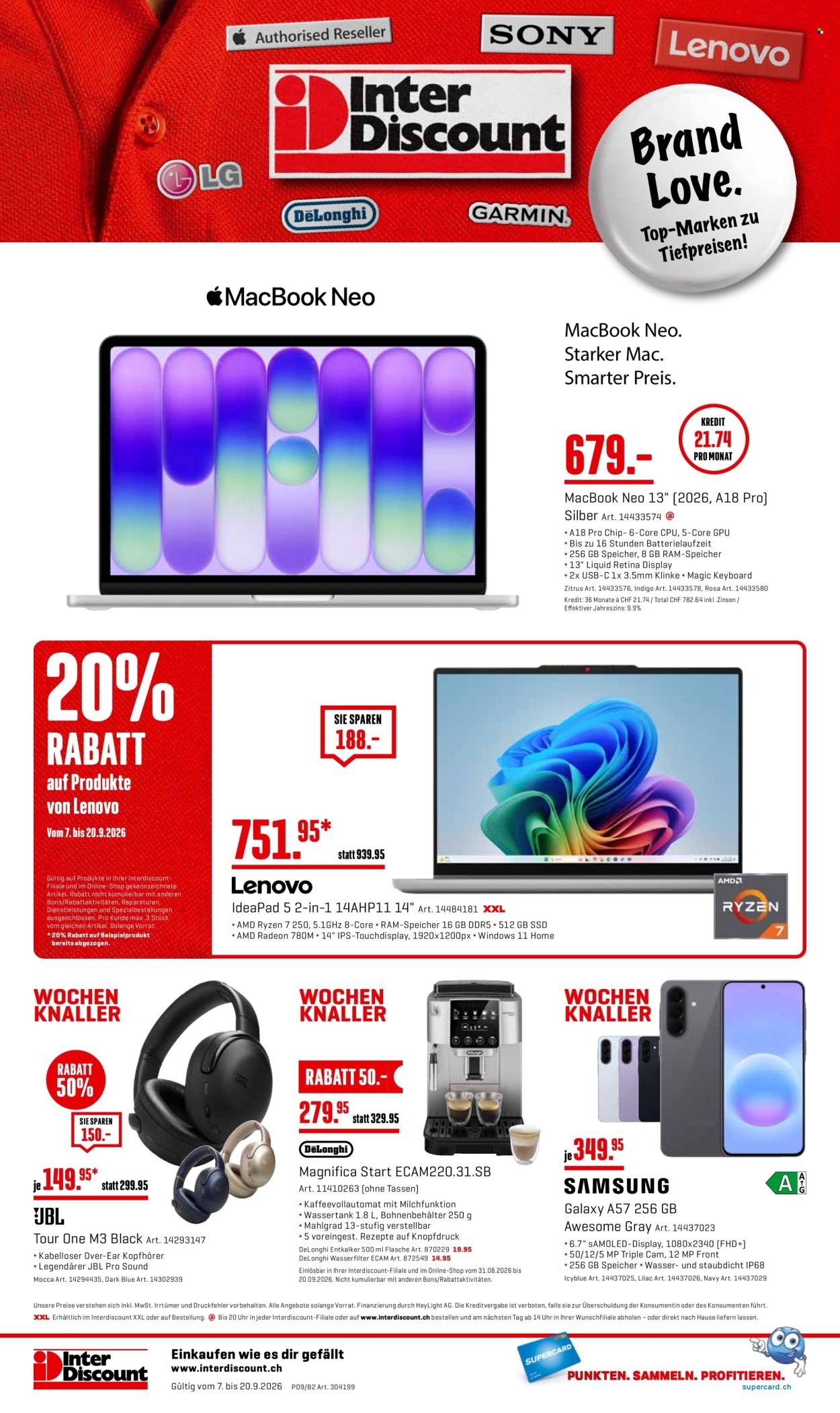 INTERDISCOUNT Prospekt - Vom 7.9.2026