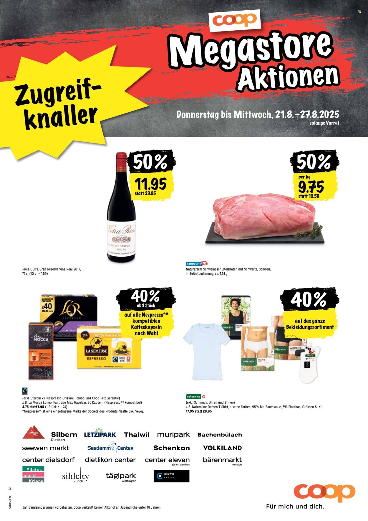 COOP Prospekt - Coop Aktionen (2025-08-21 - 2025-08-27)
