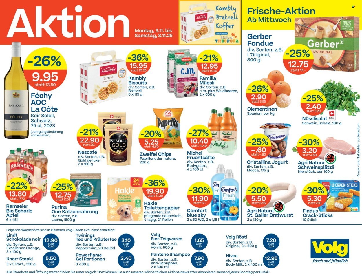 VOLG Prospekt - Vom 3.11.2025 (2025-11-03 - 2025-11-08) | 1