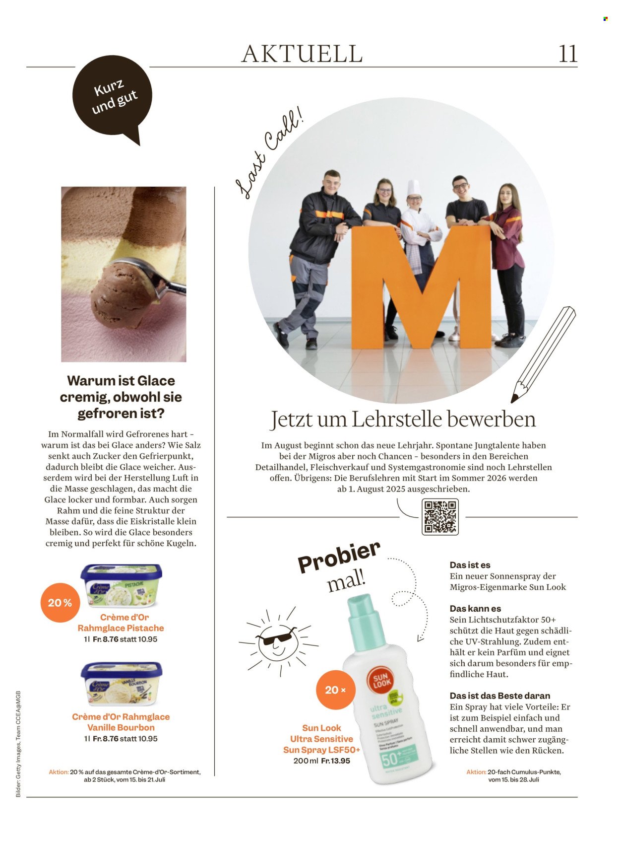 MIGROS Prospekt - Vom 15.7.2025 (2025-07-15 - 2025-07-21)