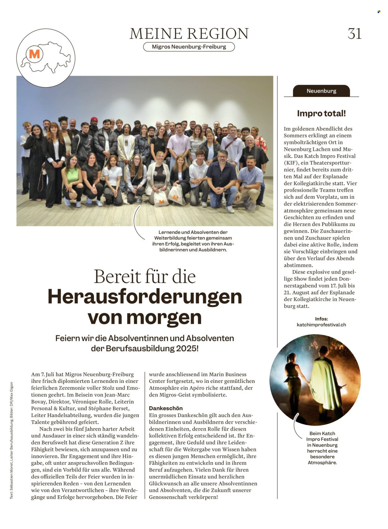 MIGROS Prospekt - Vom 15.7.2025 (2025-07-15 - 2025-07-21)