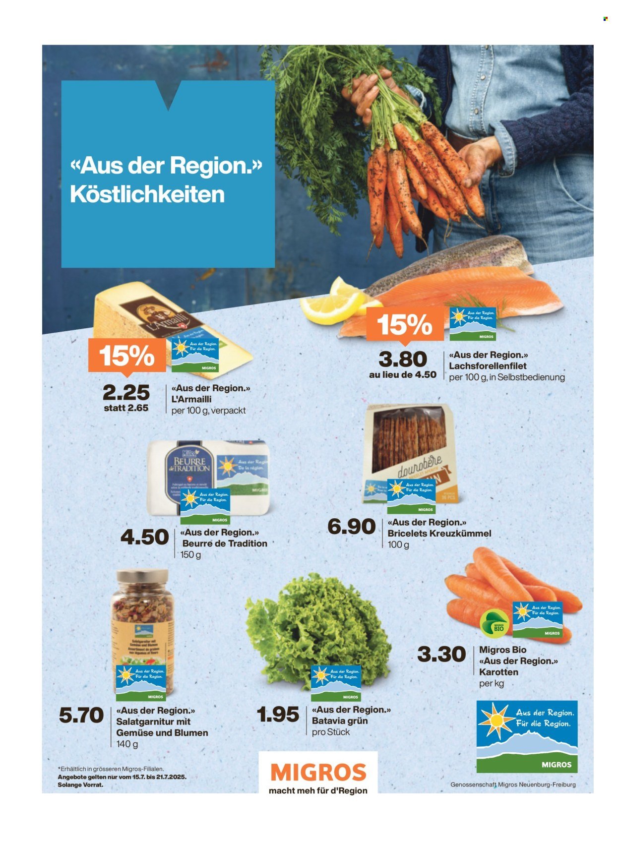 MIGROS Prospekt - Vom 15.7.2025 (2025-07-15 - 2025-07-21)
