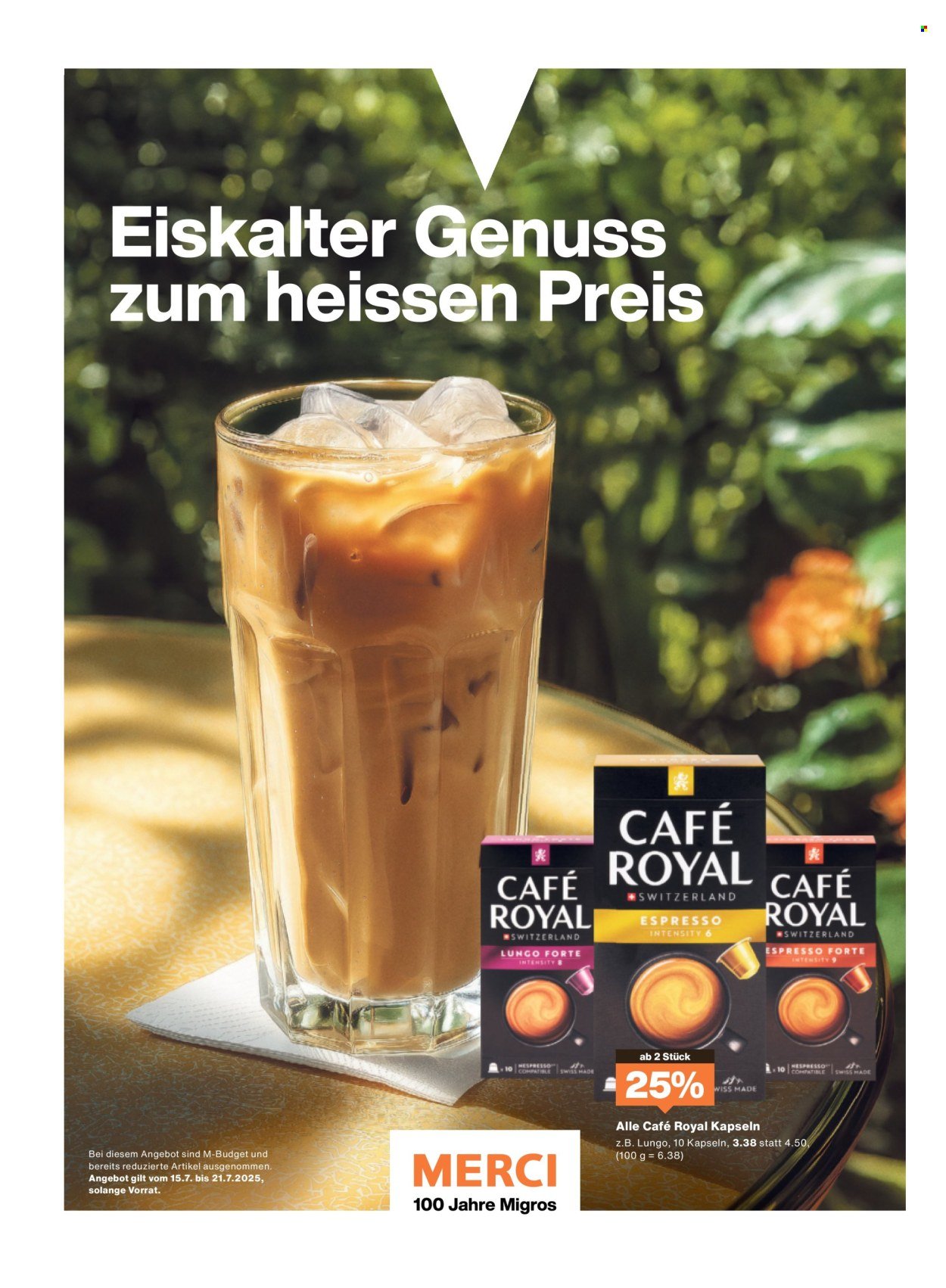 MIGROS Prospekt - Vom 15.7.2025 (2025-07-15 - 2025-07-21)