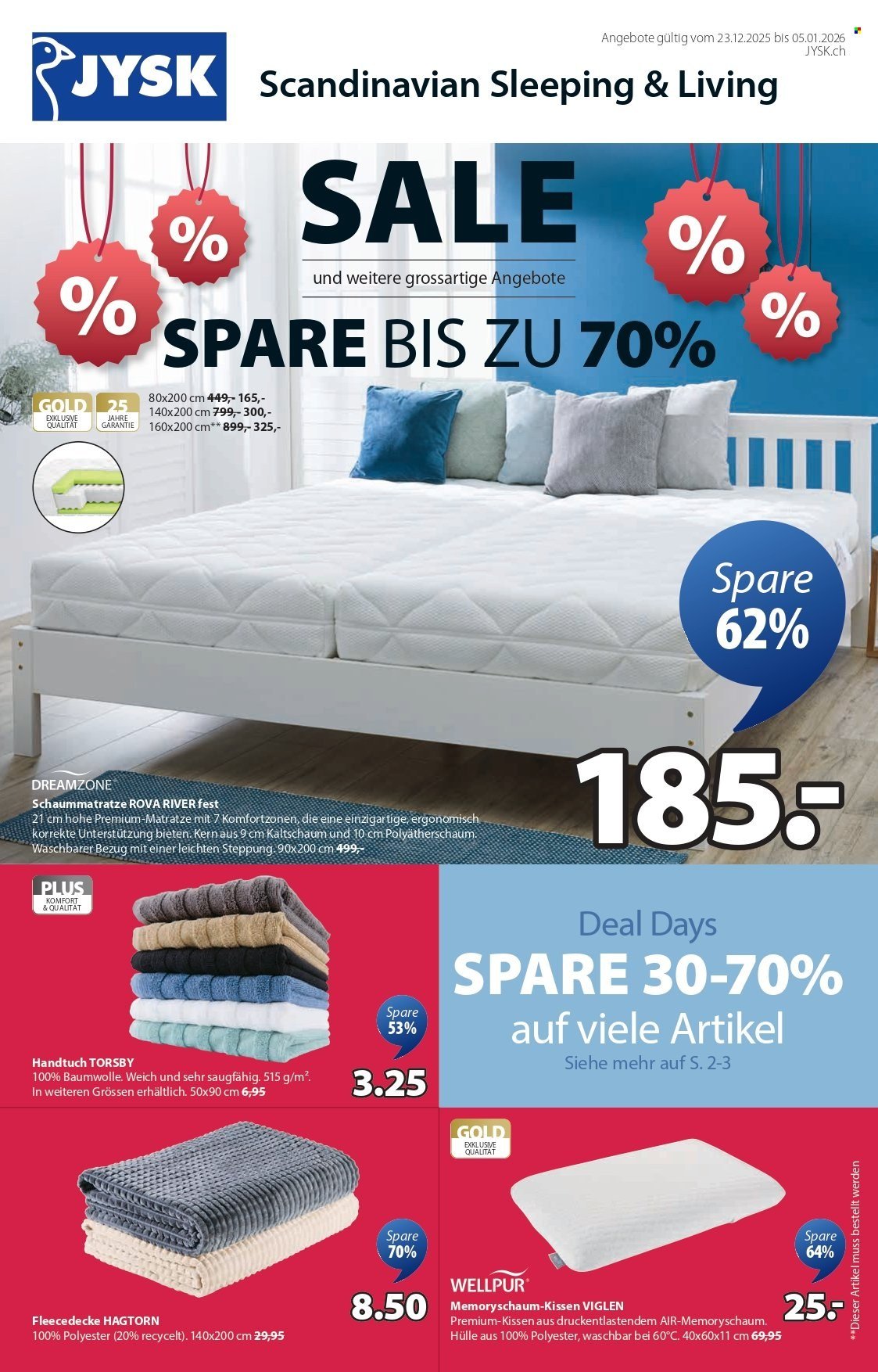 JYSK Prospekt - Grossartige Angebote (2025-12-23 - 2026-01-05)