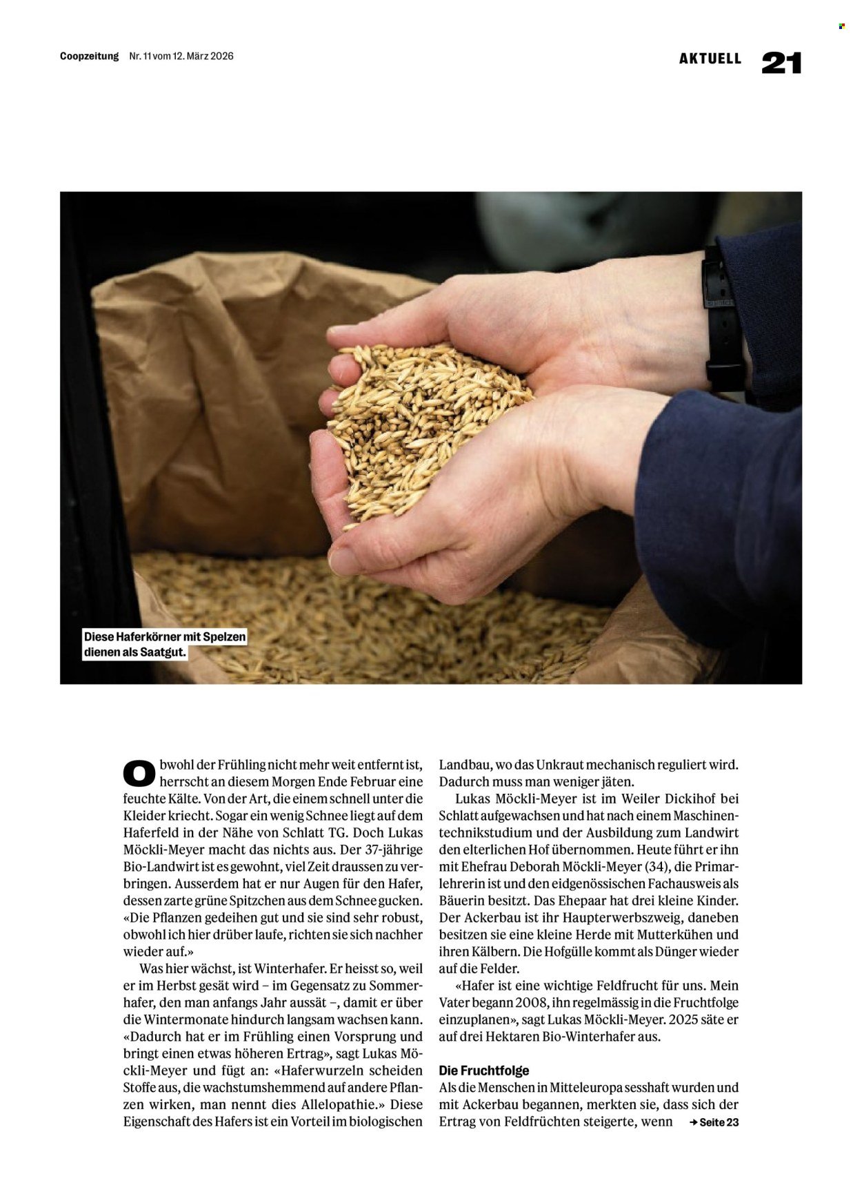 COOP Prospekt - COOPZEITUNG (2026-03-12 - 2026-03-18)