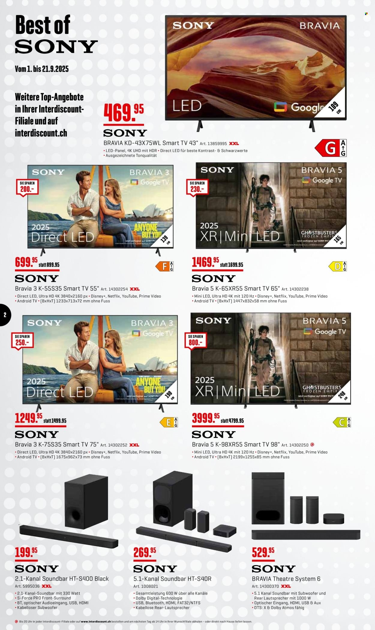 INTERDISCOUNT Prospekt - Vom 8.9.2025 (2025-09-08 - 2025-09-21)
