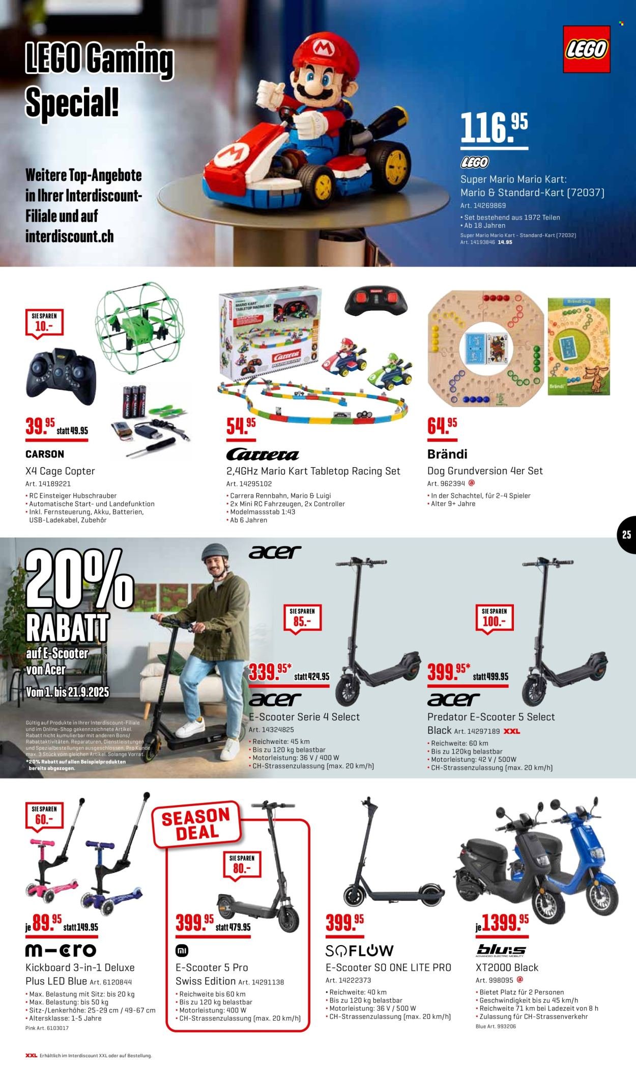 INTERDISCOUNT Prospekt - Vom 8.9.2025 (2025-09-08 - 2025-09-21)