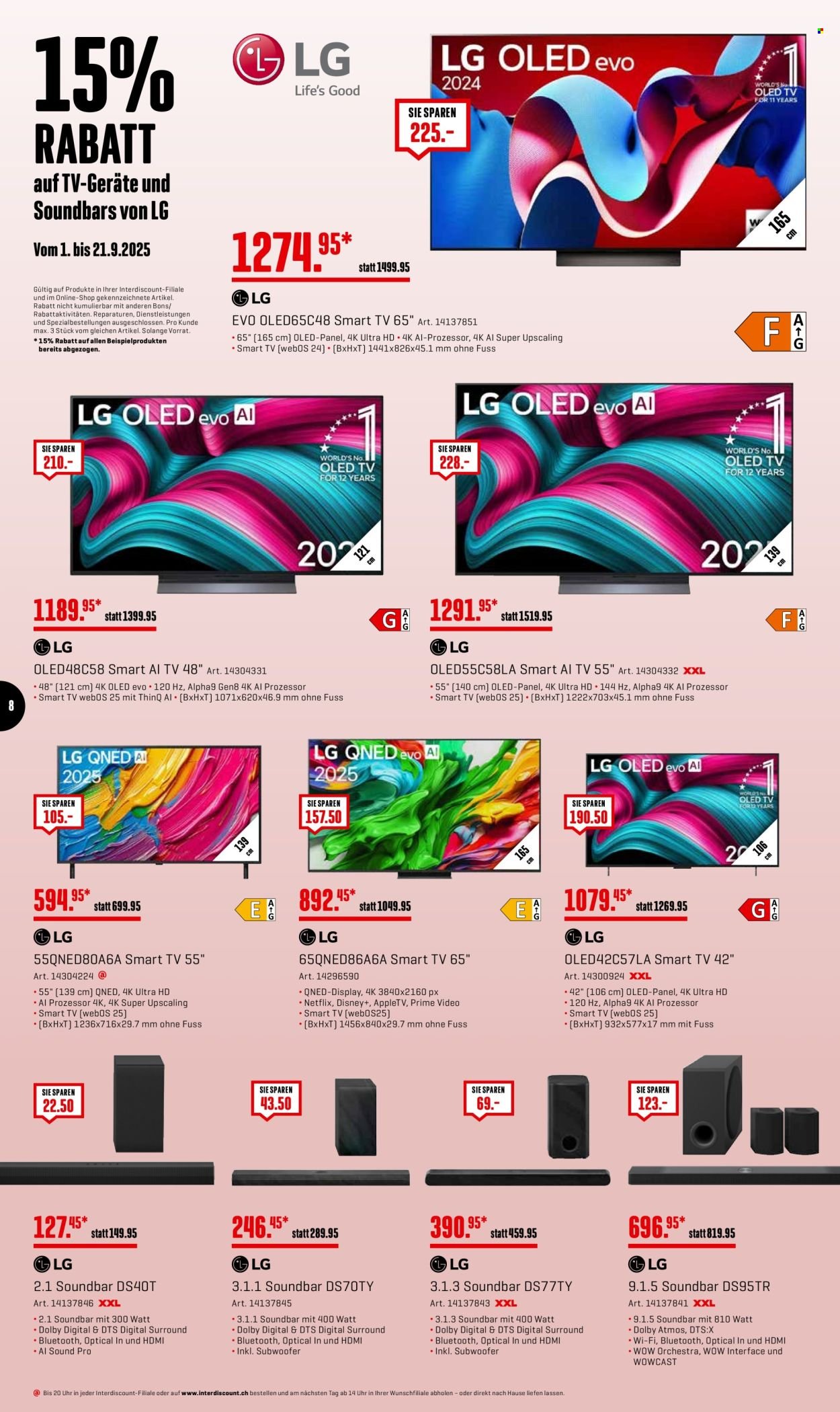 INTERDISCOUNT Prospekt - Vom 8.9.2025 (2025-09-08 - 2025-09-21)