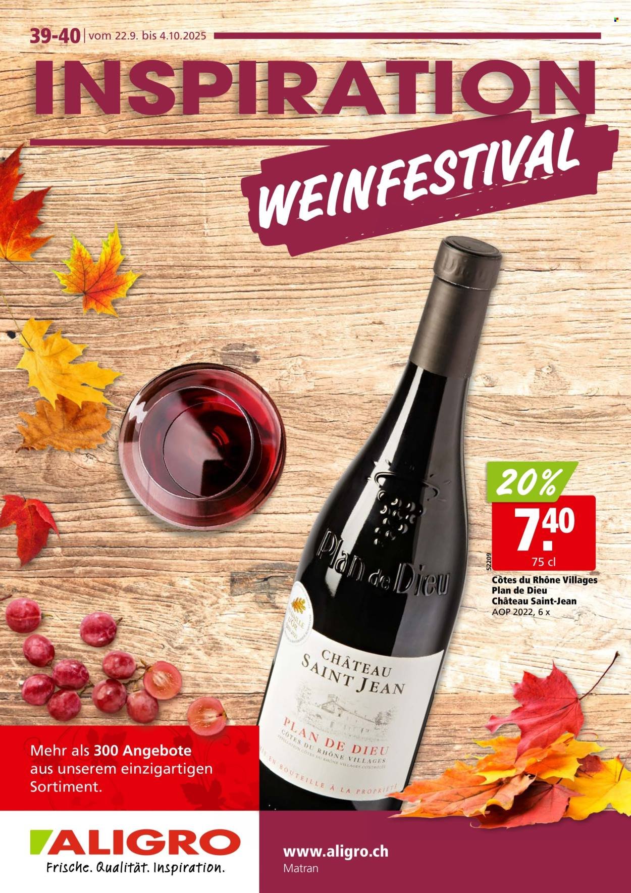 ALIGRO Prospekt - Weinmesse (2025-09-22 - 2025-10-04) | 1