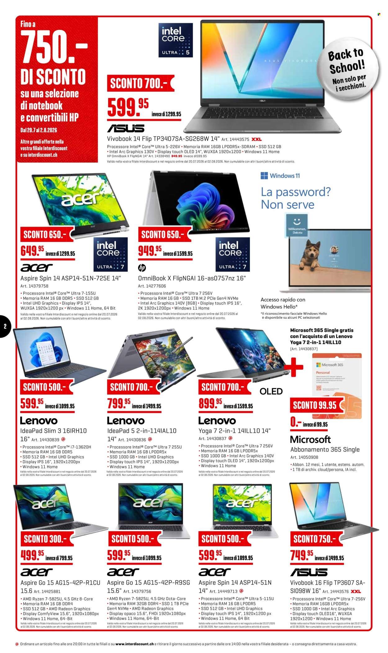 INTERDISCOUNT Prospekt - Vom 20.7.2026