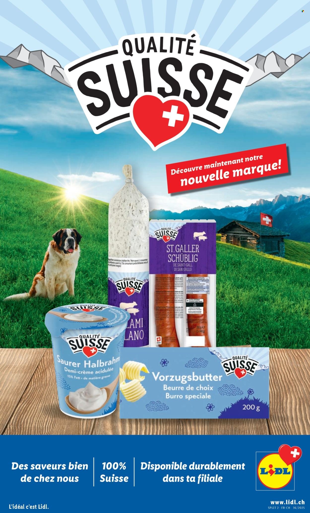 LIDL Prospekt - Qualité Suisse (2025-09-04 - 2025-09-10) | 1