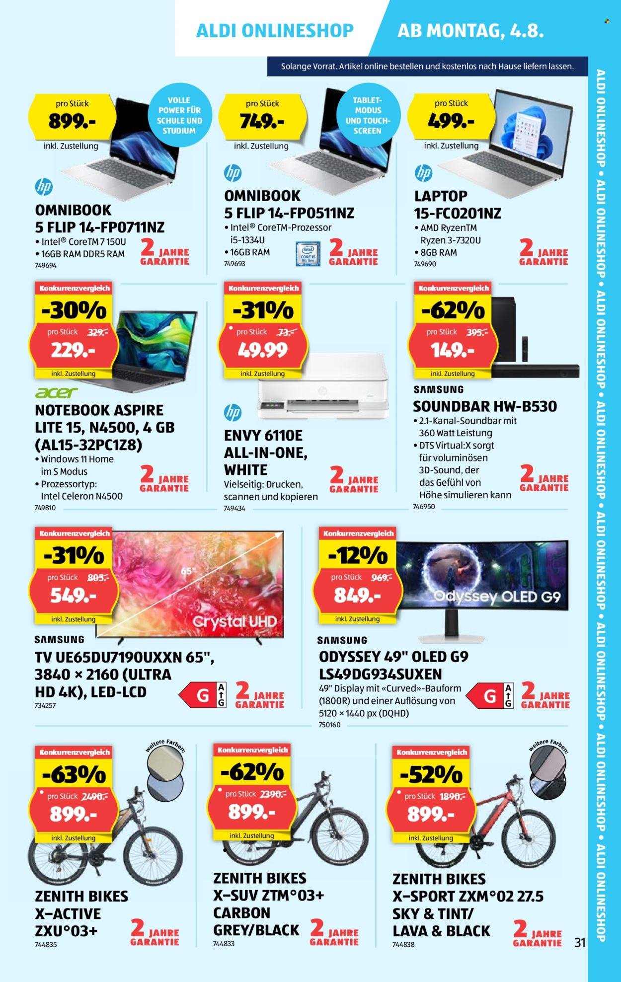 ALDI Prospekt - Vom 31.7.2025 (2025-07-31 - 2025-08-06)