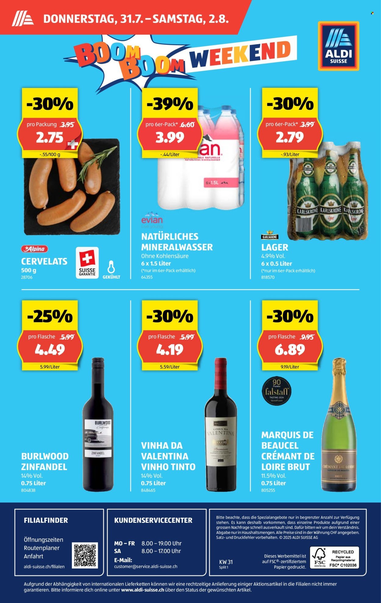 ALDI Prospekt - Vom 31.7.2025 (2025-07-31 - 2025-08-06)