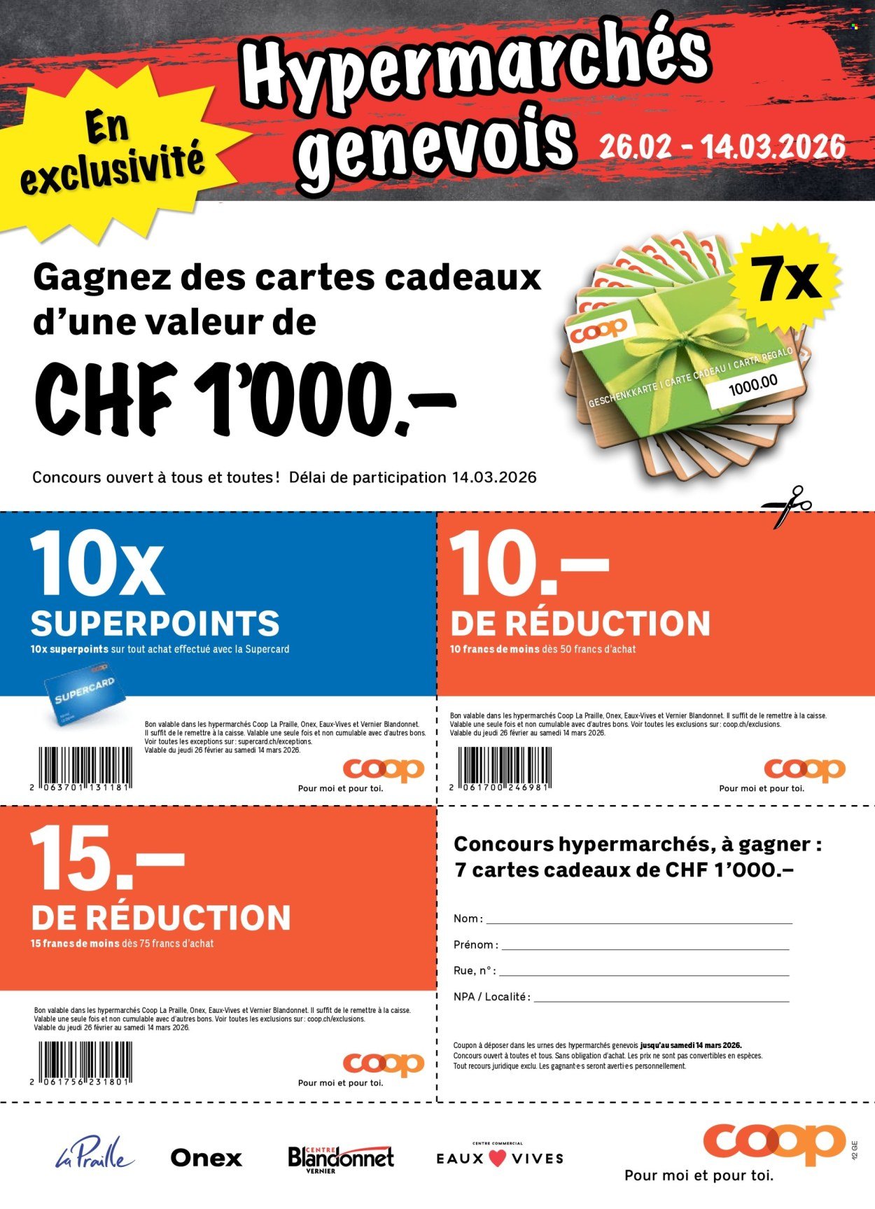 COOP Prospekt - COOPÉRATION (2026-02-26 - 2026-03-04)