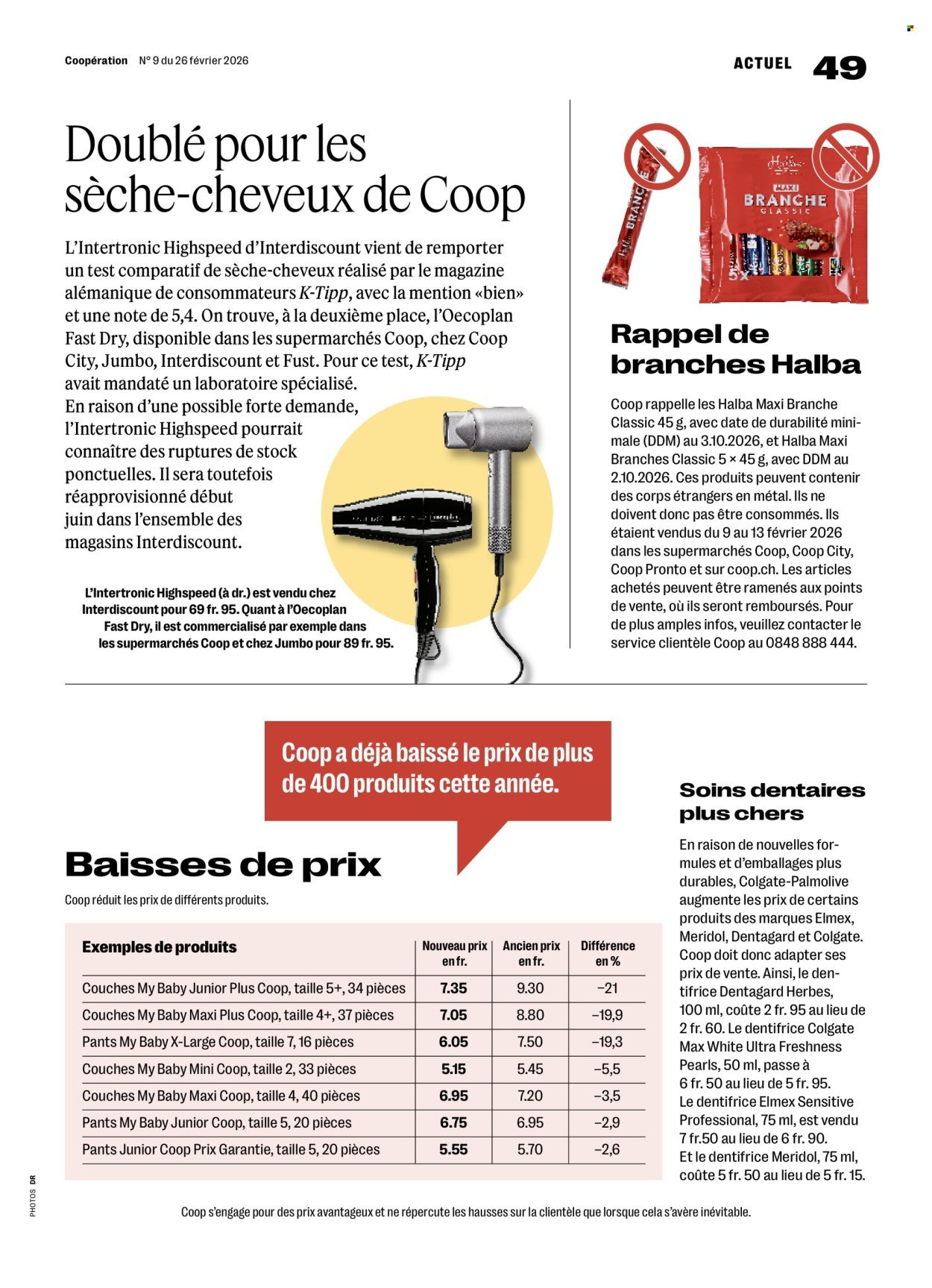 COOP Prospekt - COOPÉRATION (2026-02-26 - 2026-03-04)