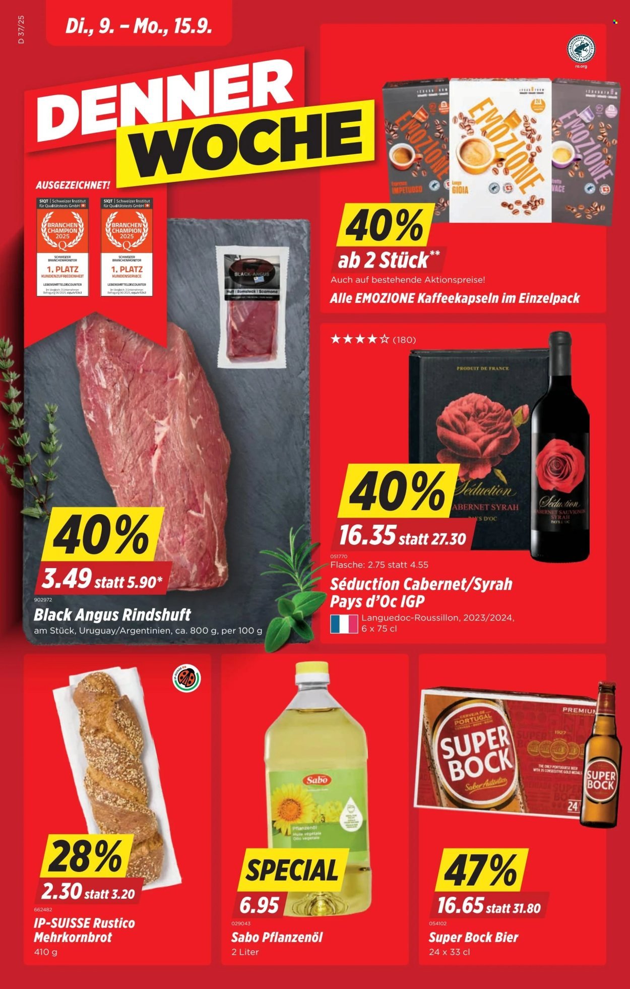 DENNER Prospekt - Vom 9.9.2025 (2025-09-09 - 2025-09-15) | 1