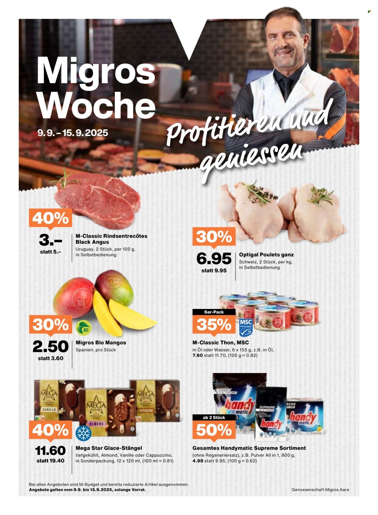 MIGROS Prospekt - Vom 9.9.2025 (2025-09-09 - 2025-09-15) | 1