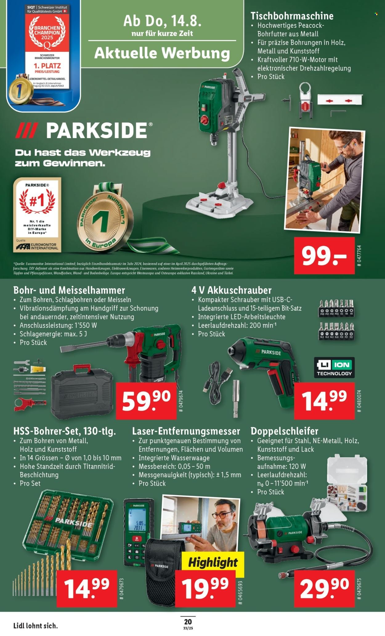 LIDL Prospekt - KW 33 (2025-08-14 - 2025-08-20)