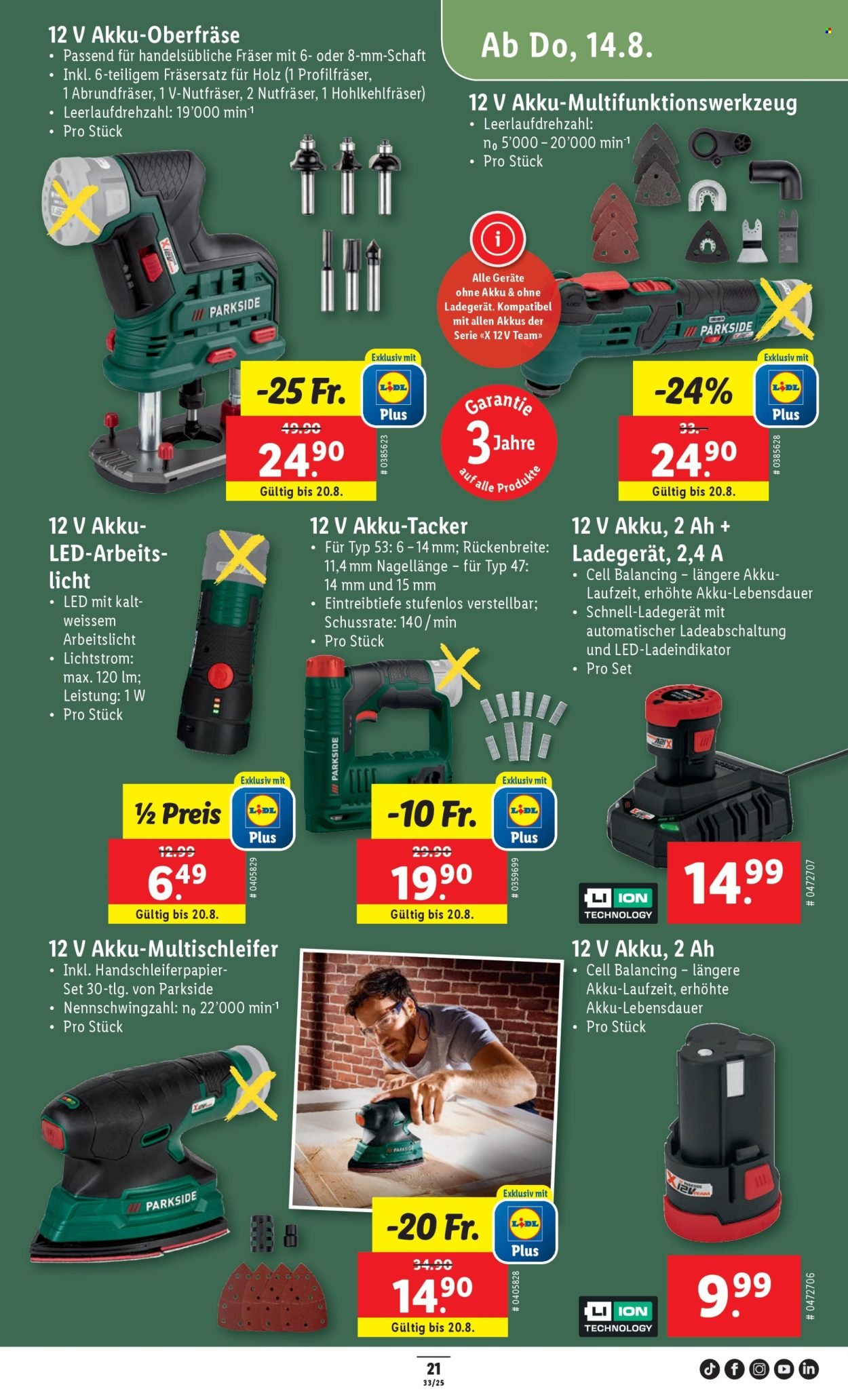 LIDL Prospekt - KW 33 (2025-08-14 - 2025-08-20)