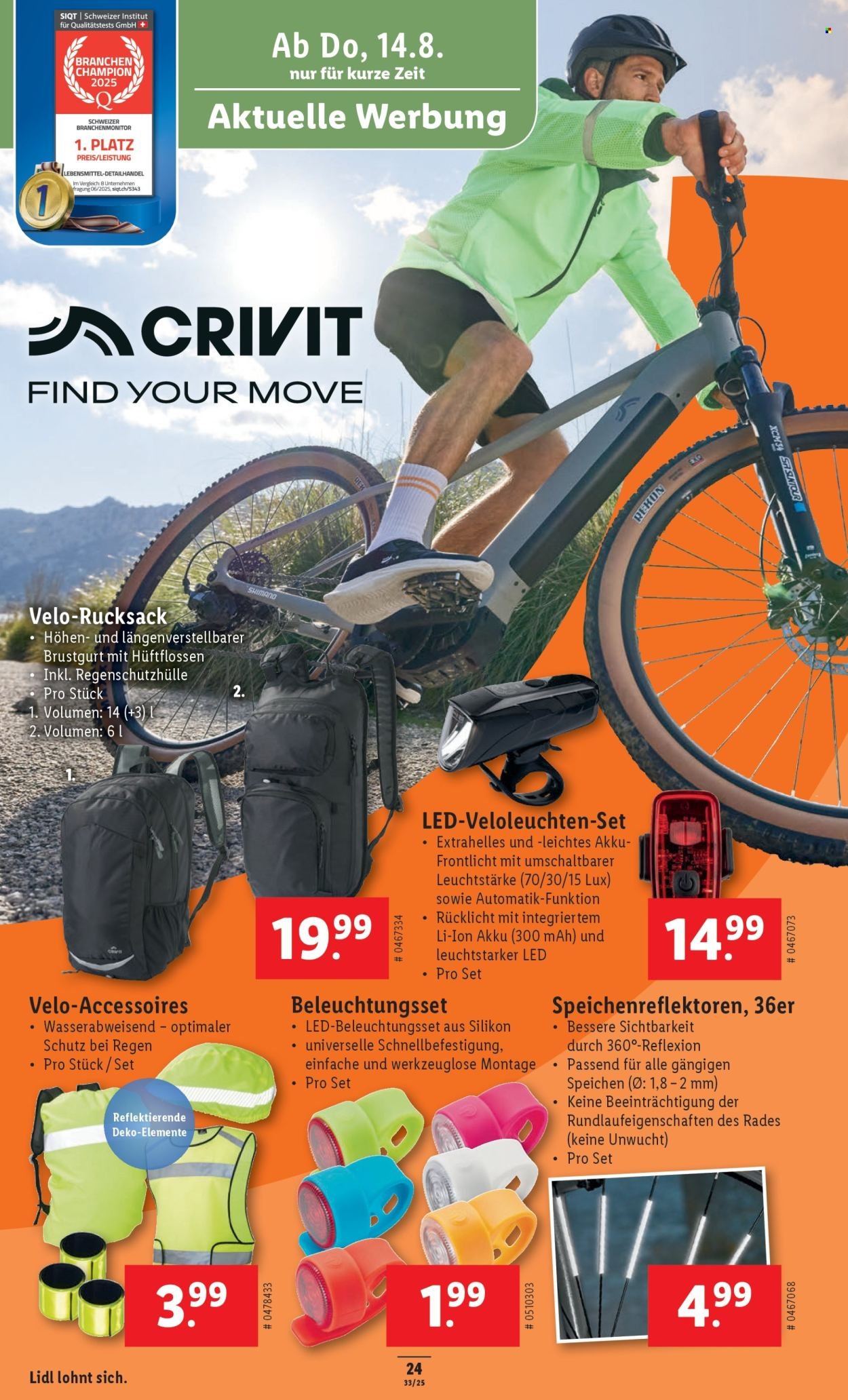 LIDL Prospekt - KW 33 (2025-08-14 - 2025-08-20)