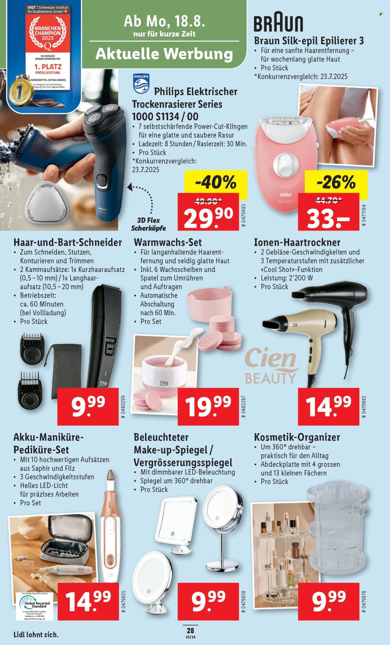 LIDL Prospekt - KW 33 (2025-08-14 - 2025-08-20)